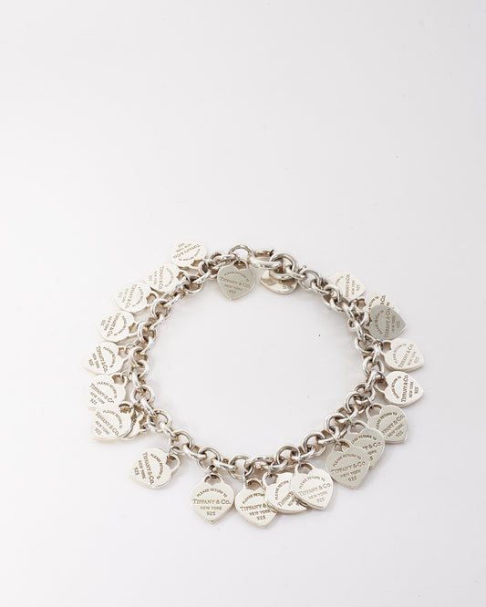 Tiffany & Co. Silver Return To Tiffany Multi-Heart Tag Bracelet