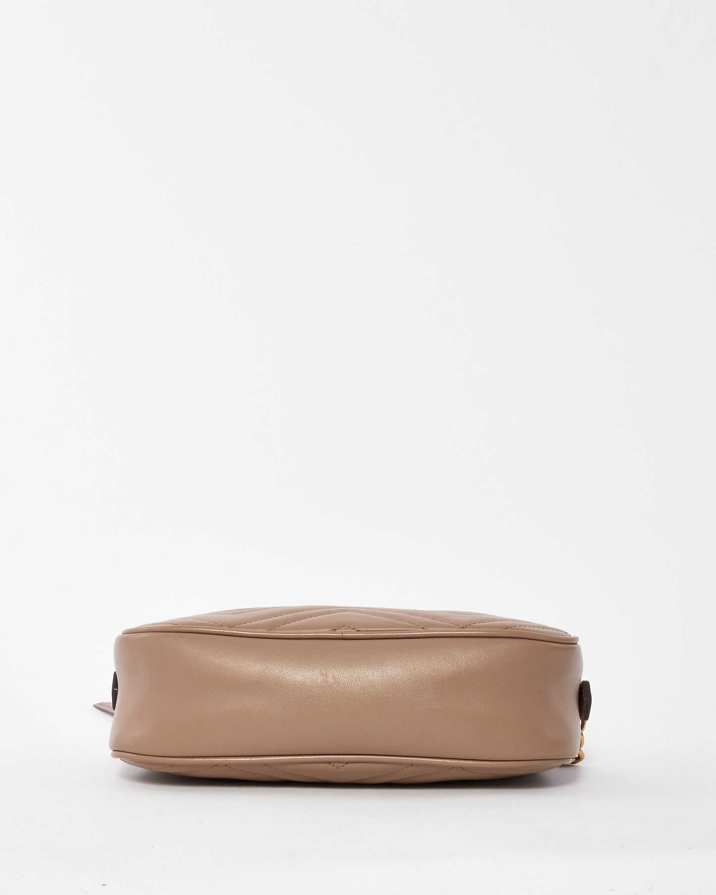 Gucci Dusty Pink Matlassée Leather Small Marmont Camera Bag