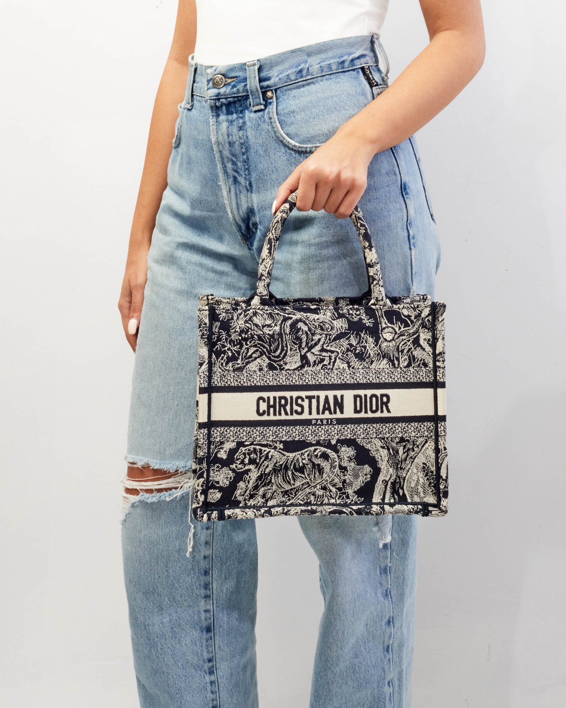 De Jouy Dior Book Tote Inspired Bag Jouy Embroidery Toile De Jouy