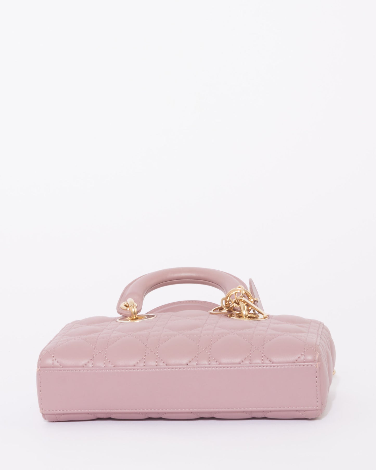 Dior Blush Pink Lambskin Cannage Leather Small D-Joy Bag