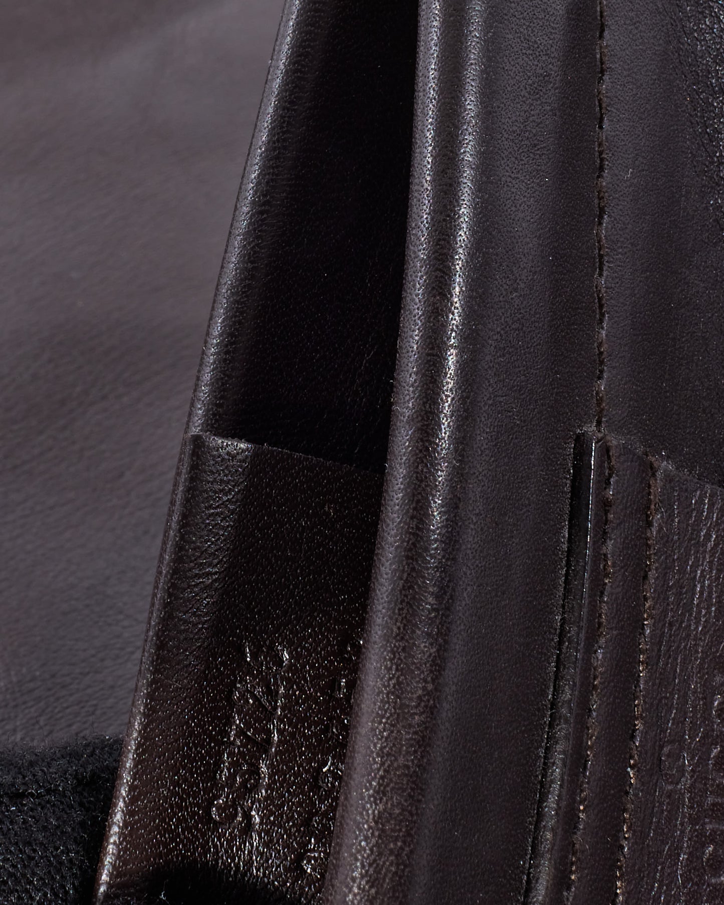 Gucci Vintage Brown Leather Hobo Bag