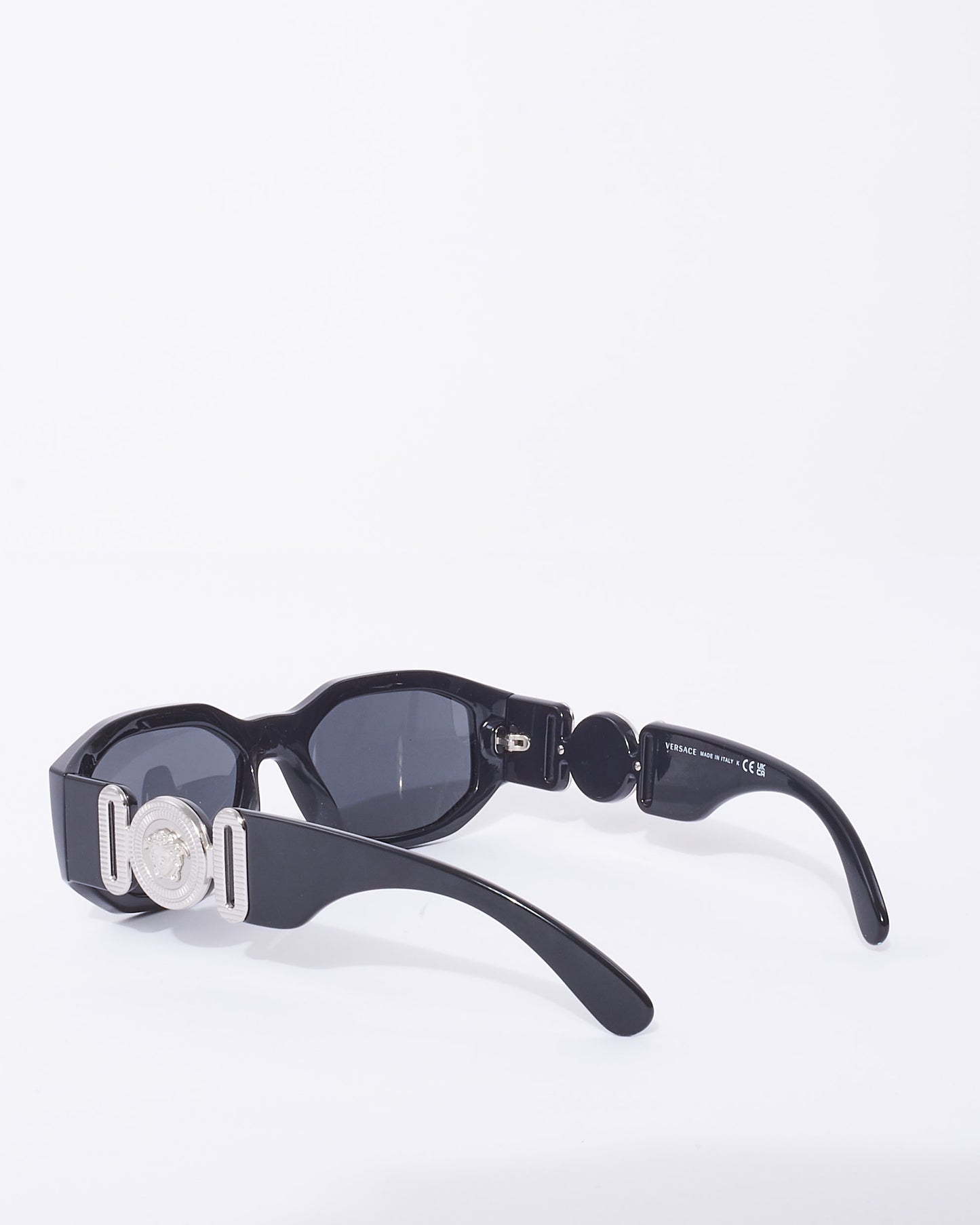 Versace Black & Silver Medusa Detail 4361 Sunglasses