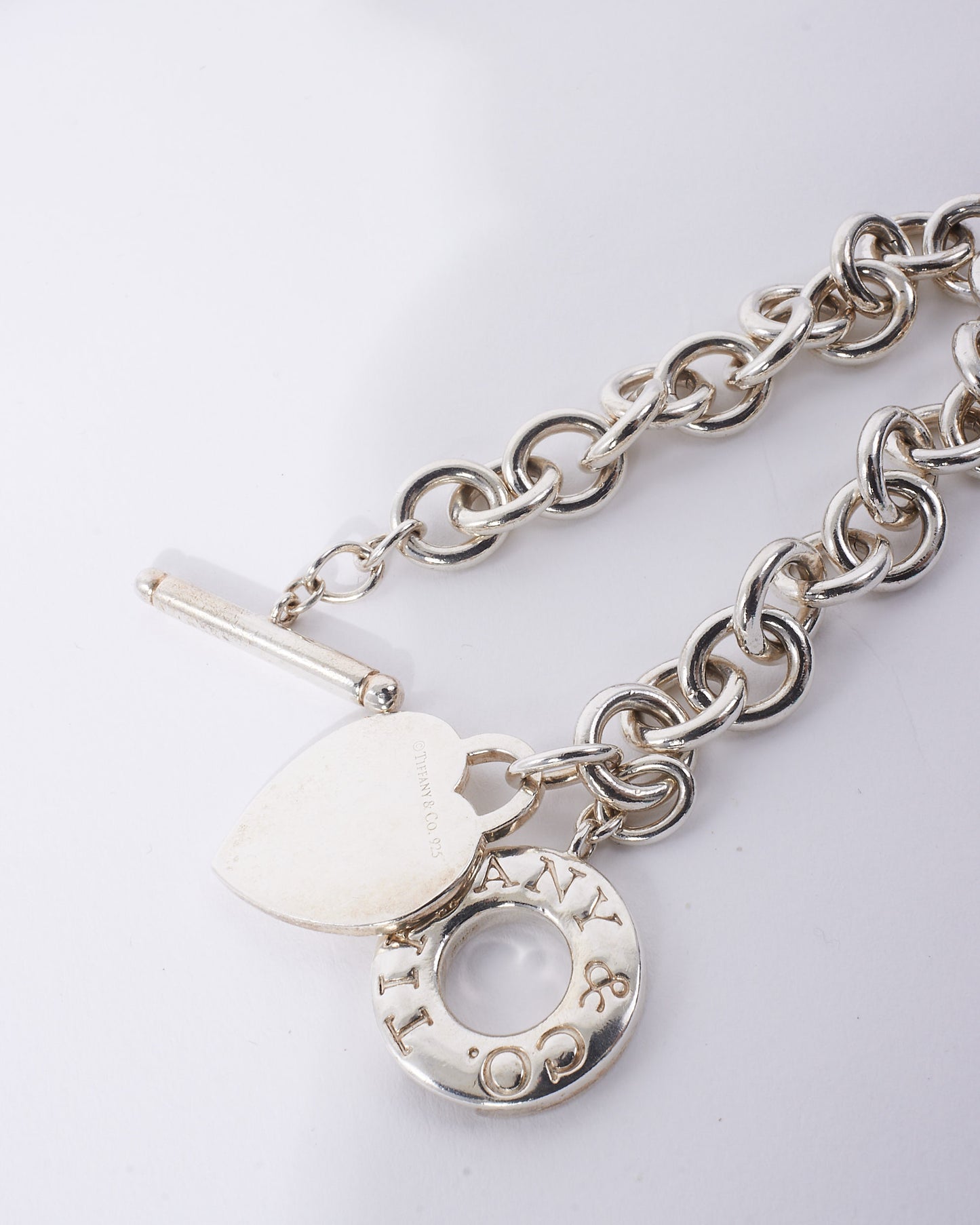 Tiffany & Co. Silver Return To Tiffany Heart Tag Toggle Bracelet
