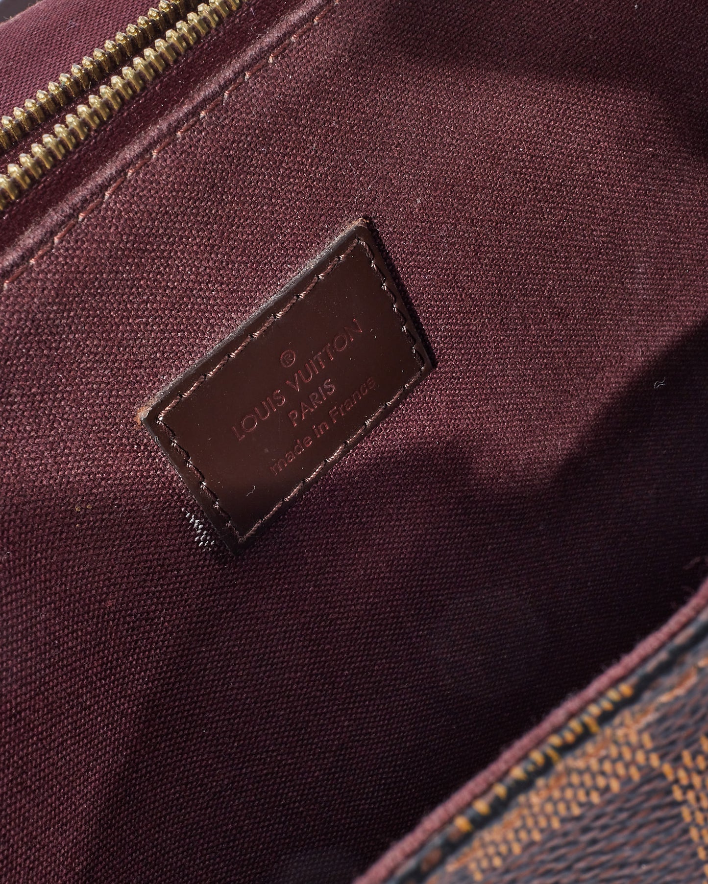 Louis Vuitton Damier Ebene Coated Canvas Hoxton GM Bag