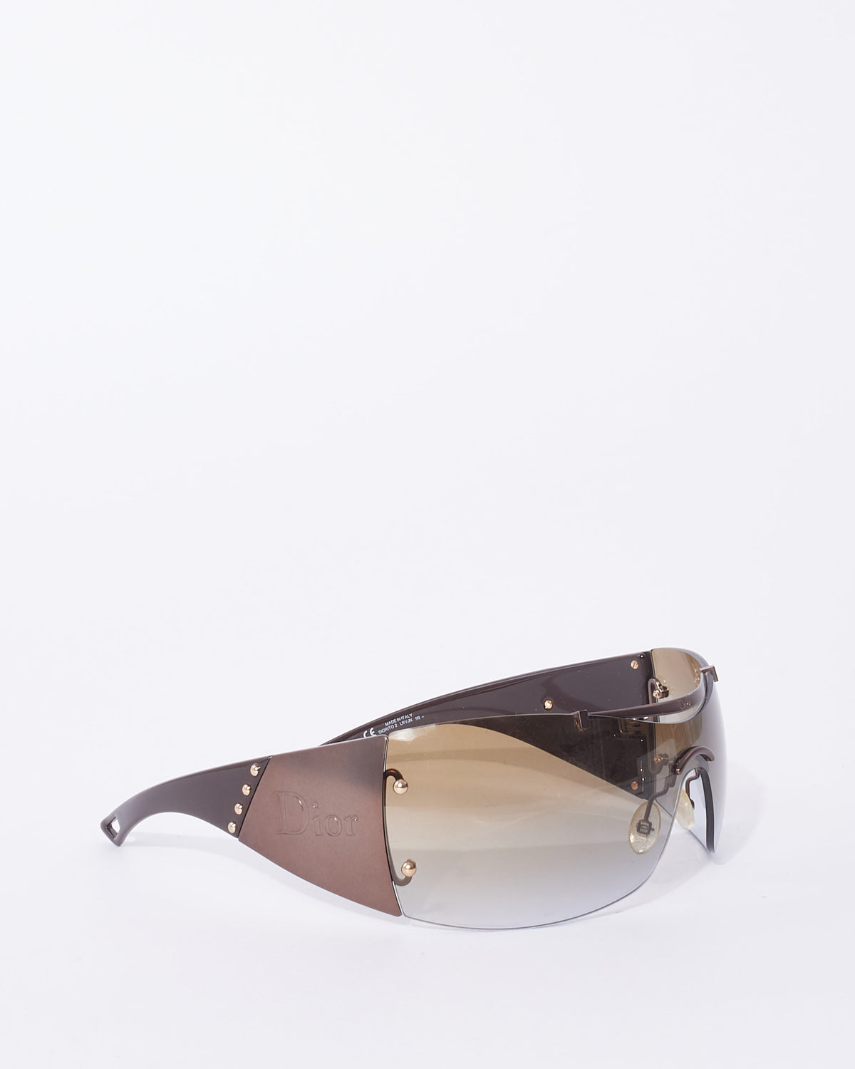 Buy Dior Vintage Brown Shield Diorito 2 Sunglasses 