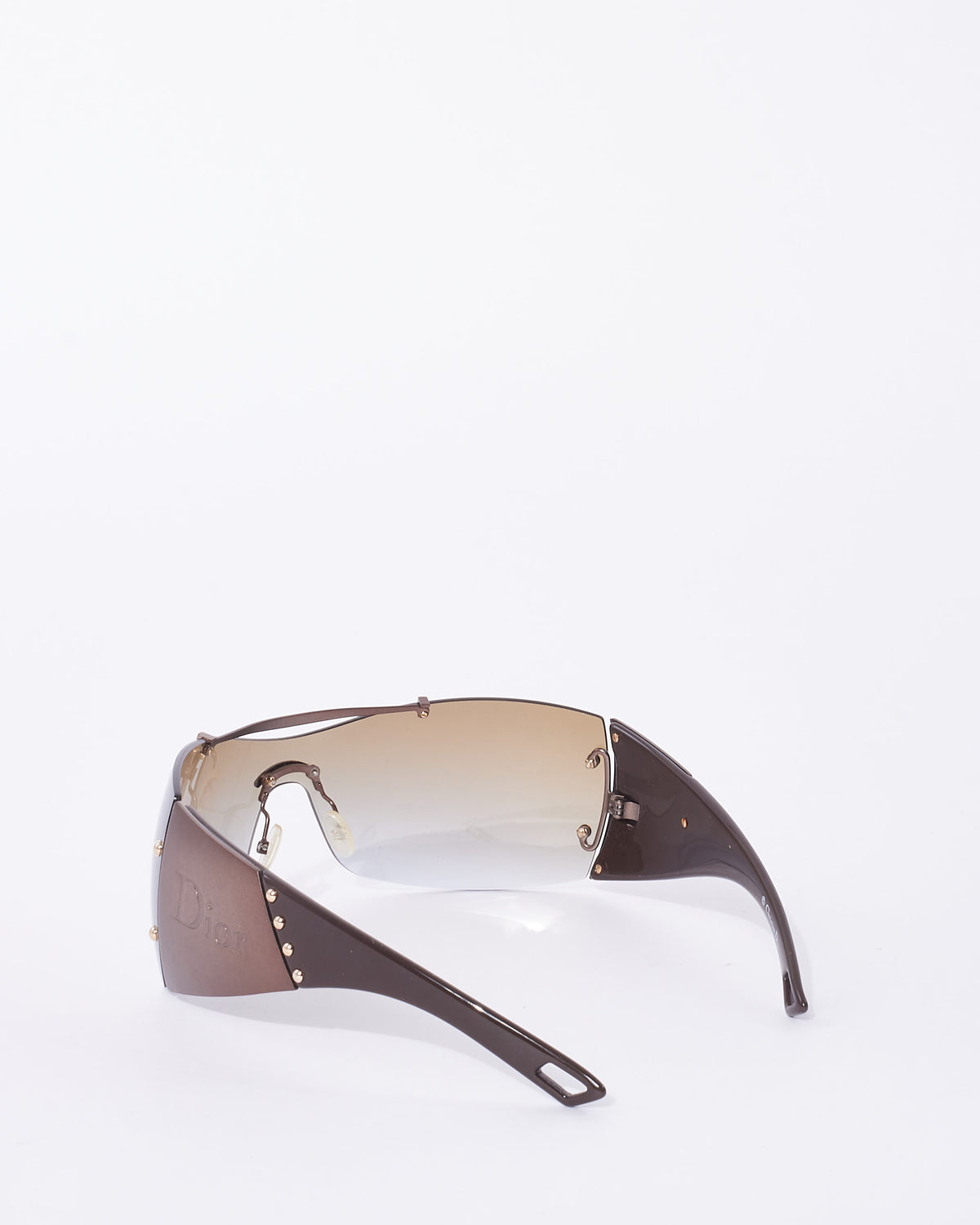 Dior Vintage Shield Sunglasses Christian Dior SPUNS 6LBKI – Vintage Frames Company main image 4