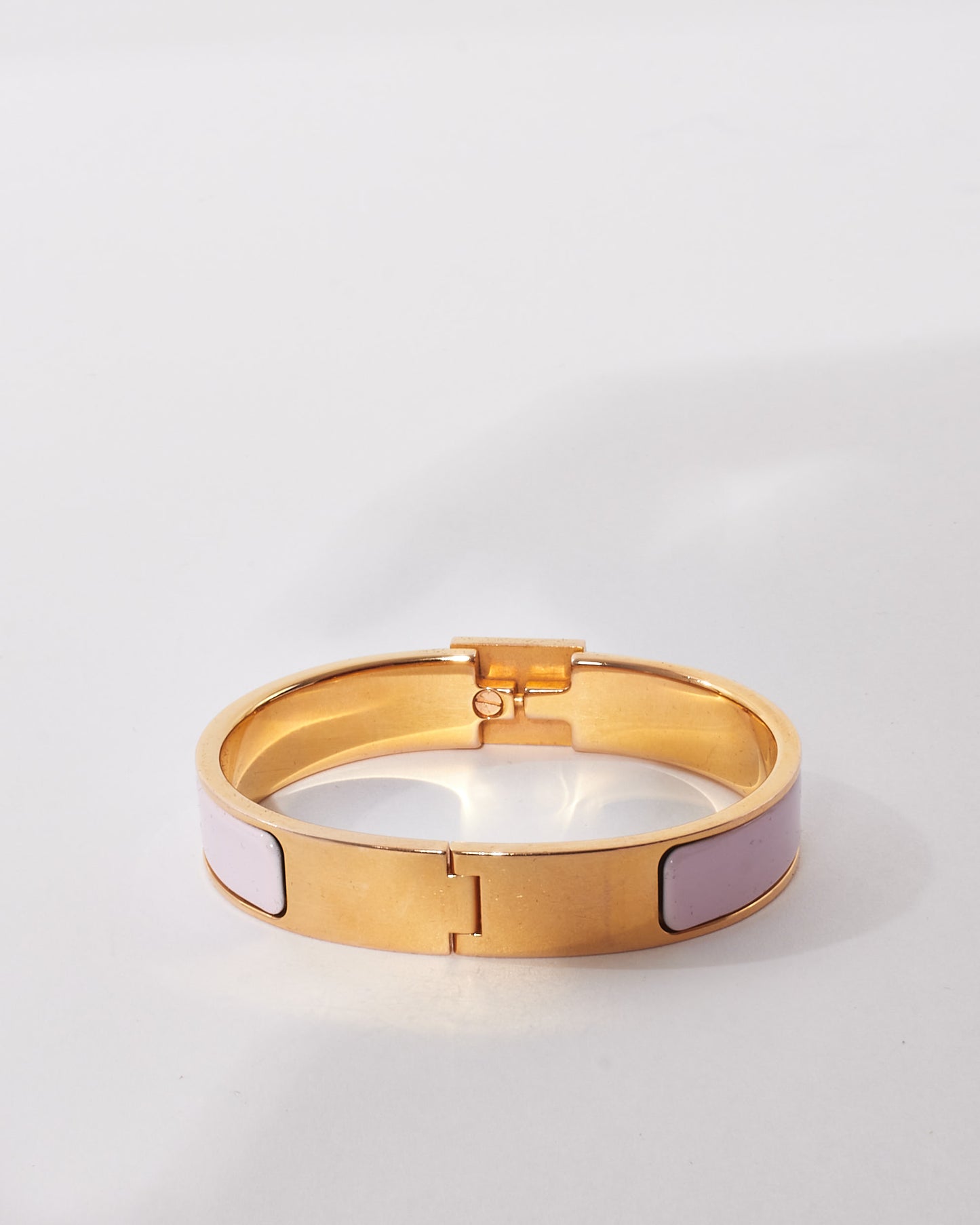 Hermès Pink GHW Clic Cadenas Locky Me Bracelet - PM