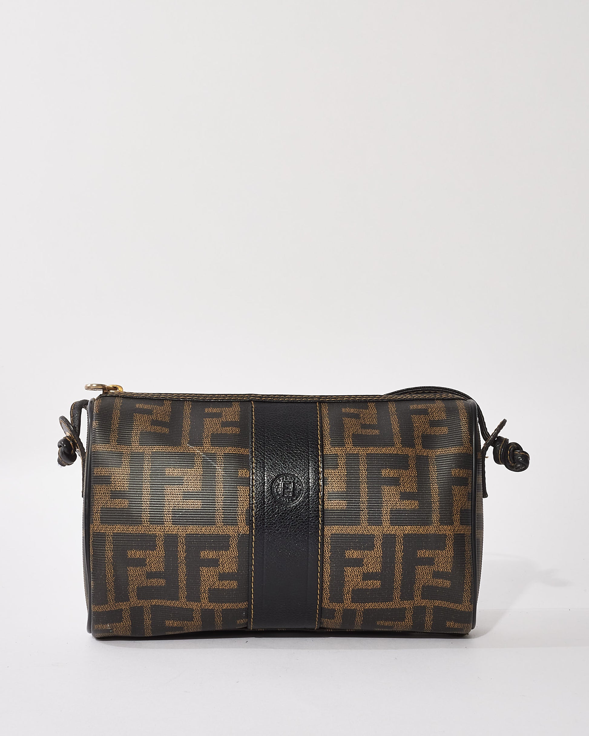 Buy Fendi Vintage Coated Canvas Zucca Crossbody Bag