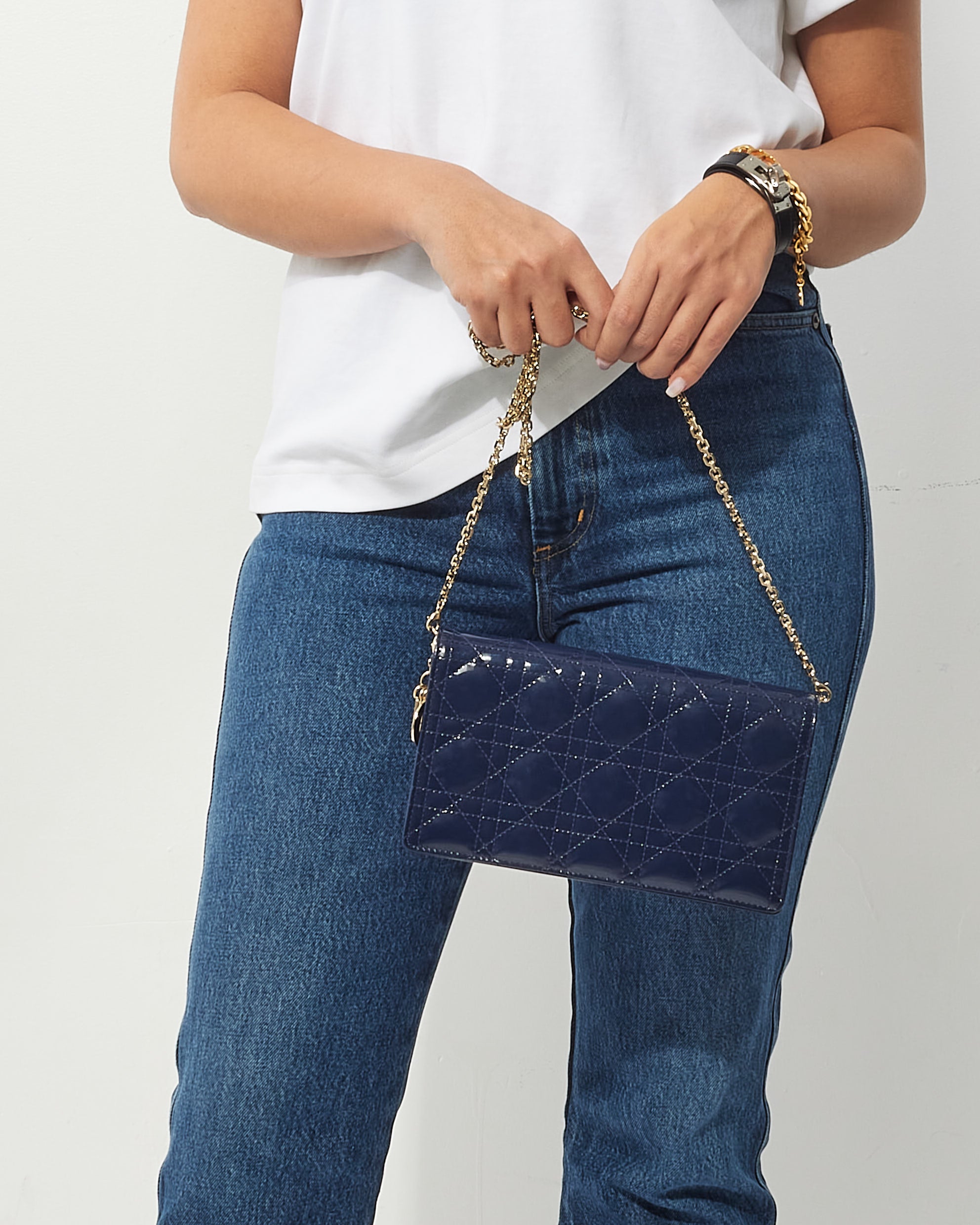 Dior ネイビー デニム ブレスレット Dior ネイビー デニム ブレスレット