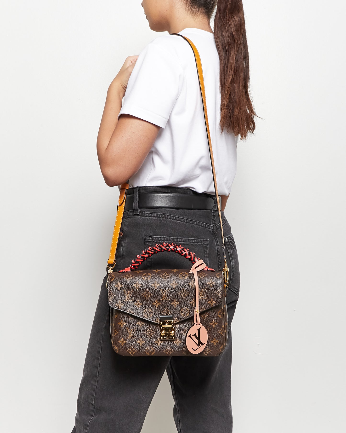 Louis Vuitton Monogram Braided Handle Pochette Metis