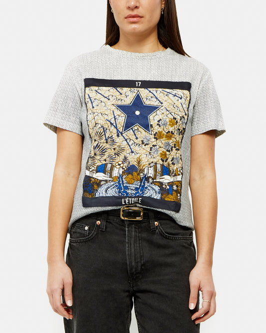 Dior White/Blue L'Étoile T-Shirt - S