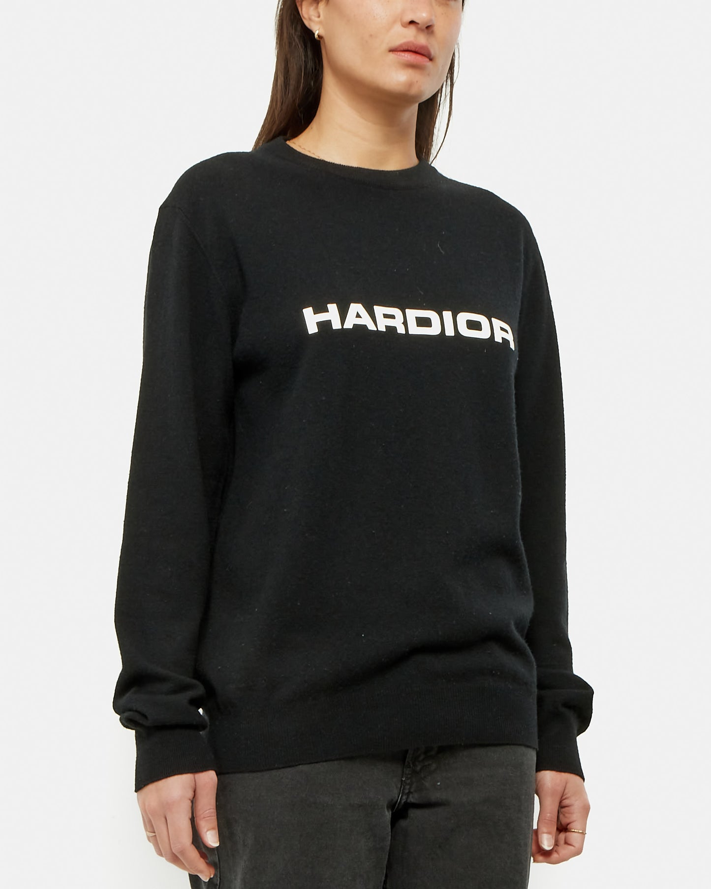 Dior Black Wool & Cashmere HardDior Crew Neck Sweater - S