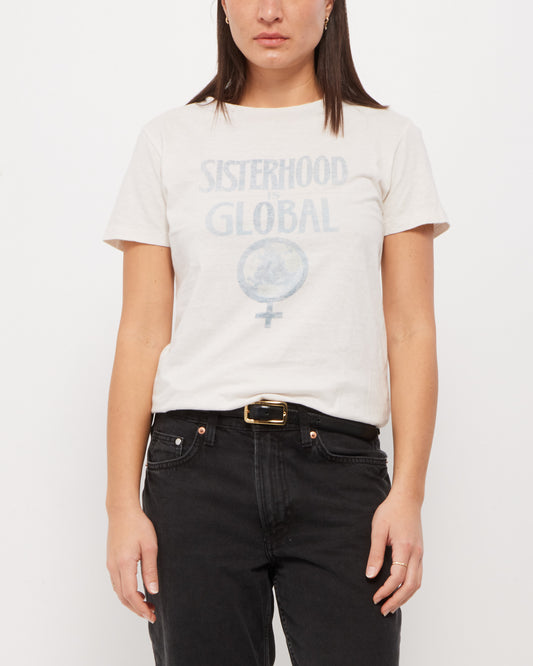 T-shirt graphique Dior White Sisterhood is Global - XS