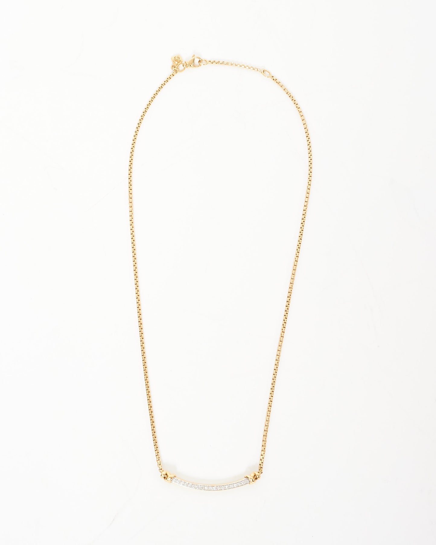 David Yurman 18K Gold & Diamond Helena Necklace