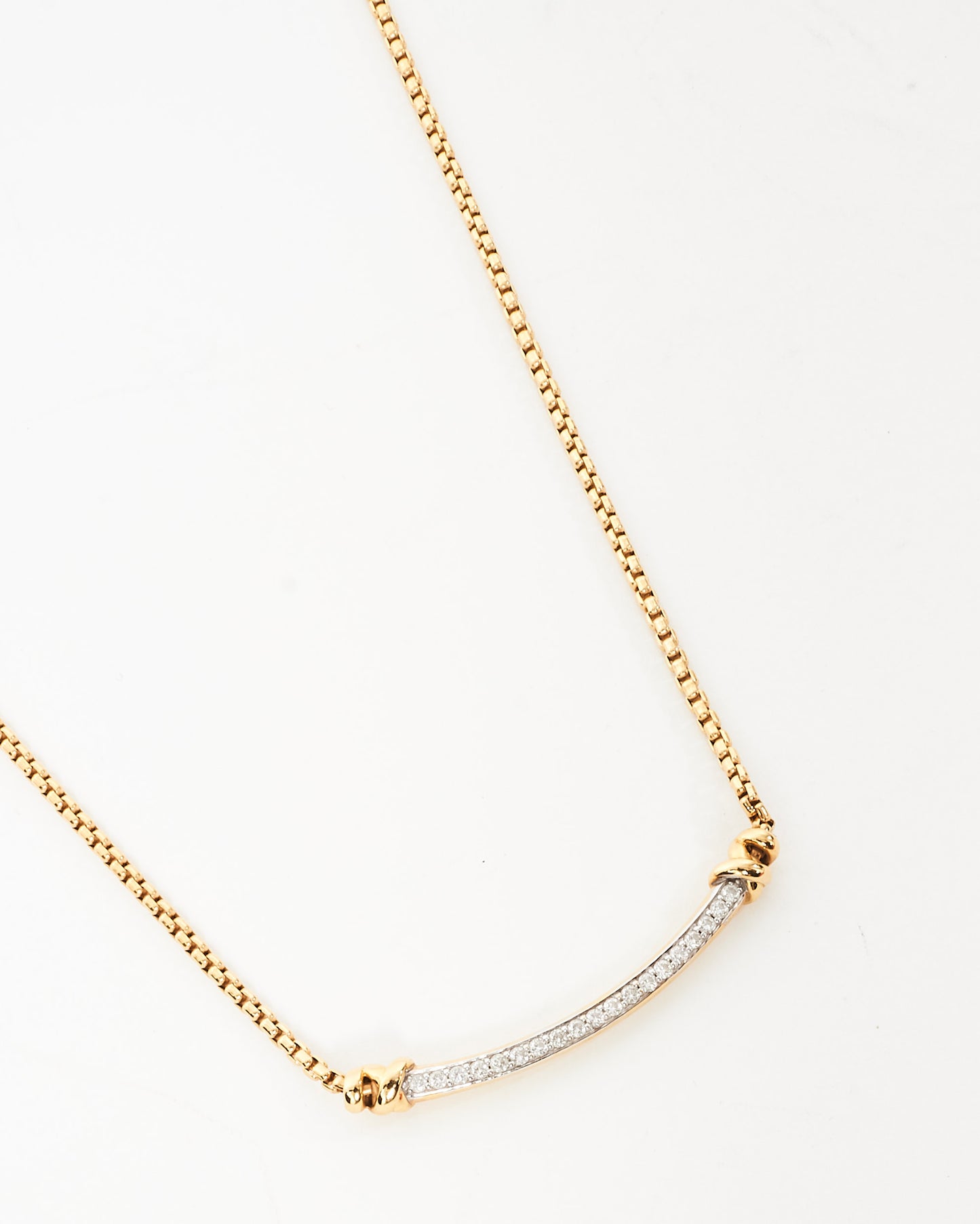 David Yurman 18K Gold & Diamond Helena Necklace