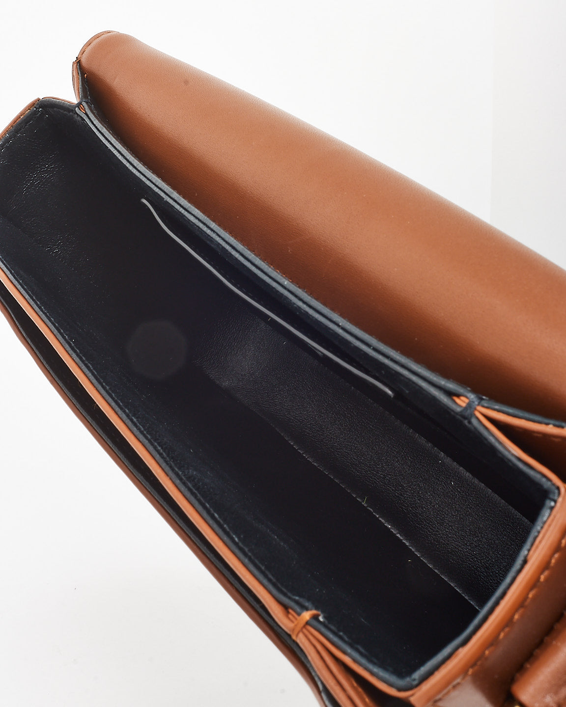 Saint Laurent Beige Canvas & Brown Leather Trim Logo Solferino Bag