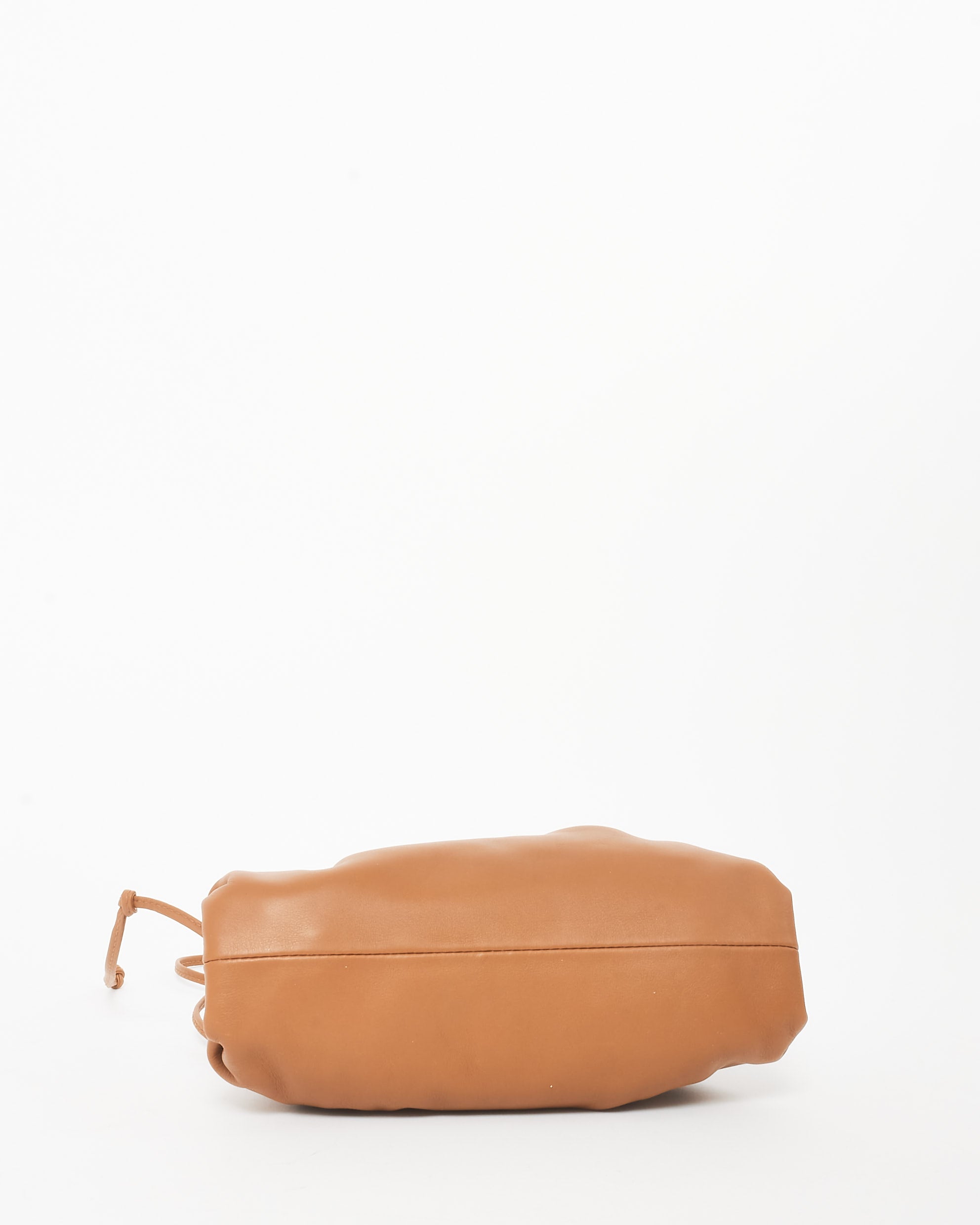 Buy Bottega Veneta Camel Brown Leather The Mini Pouch Clutch Bag