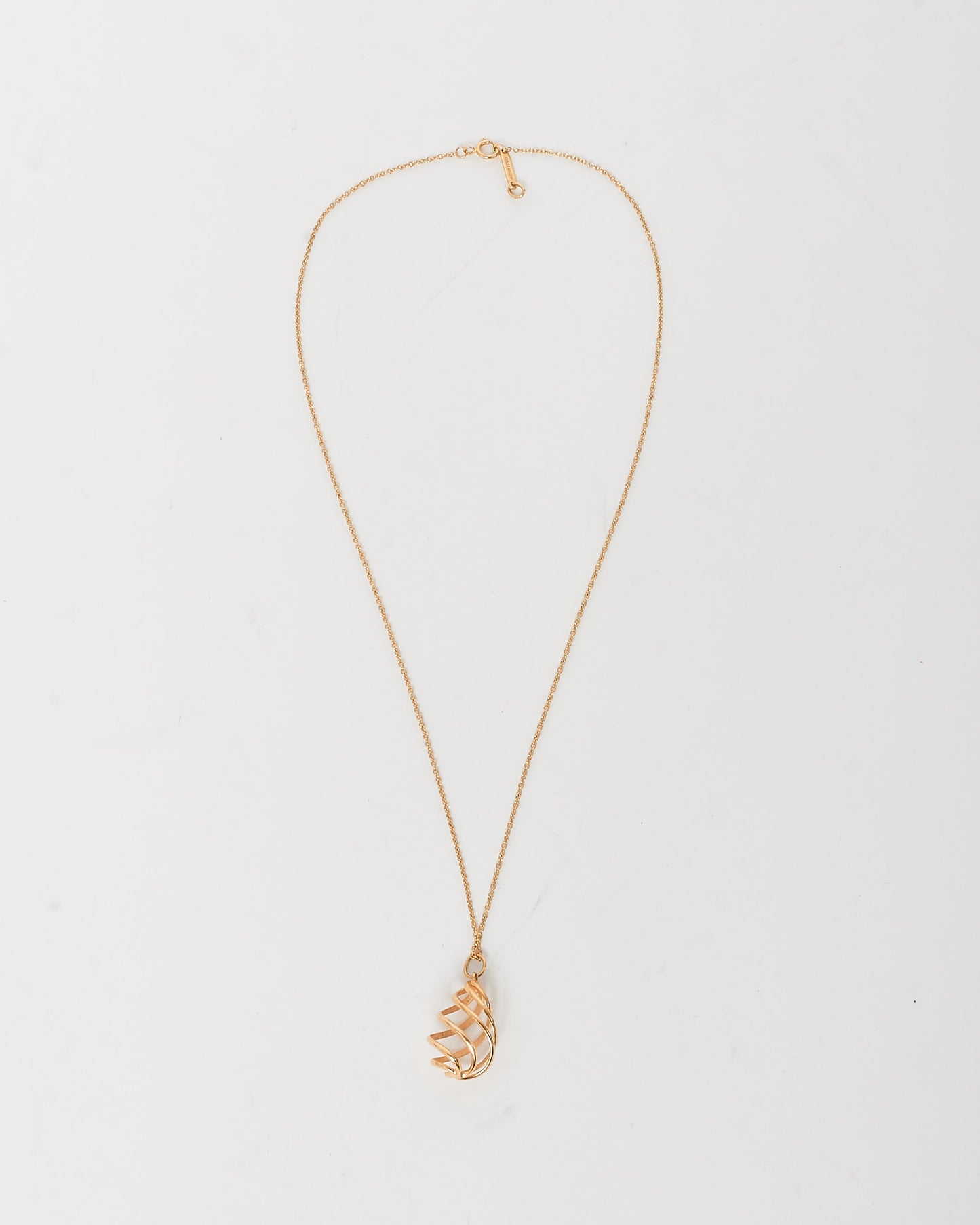 Tiffany & Co. 18K Gold Venezia Luce Paloma Picasso Spiral Necklace