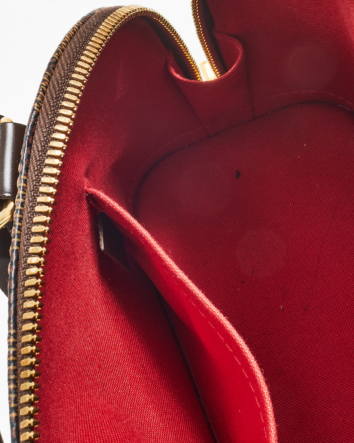 Louis Vuitton Damier Ebene Coated Canvas Alma BB Bag