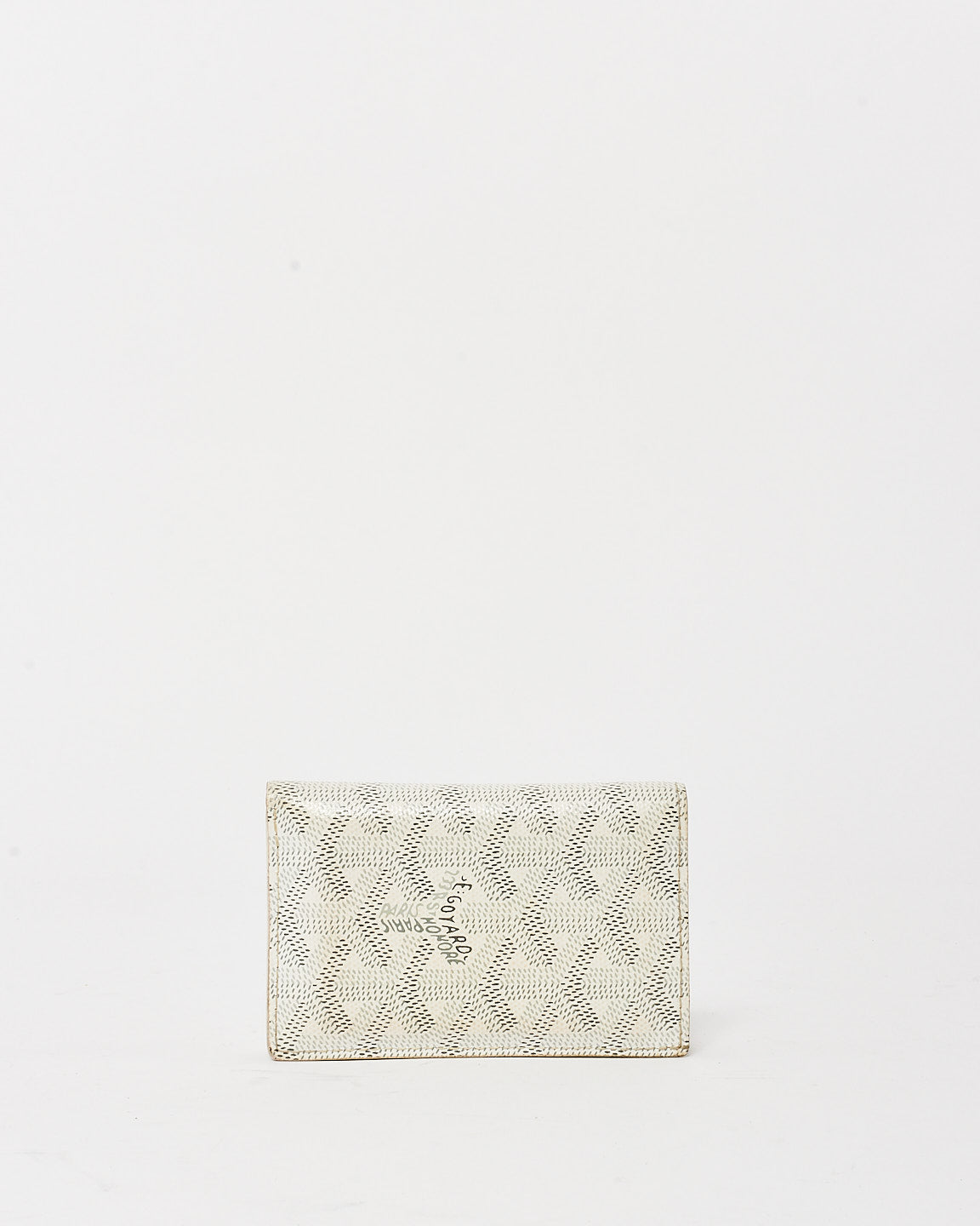 Goyard White Monogram Coated Canvas Bifold Wallet