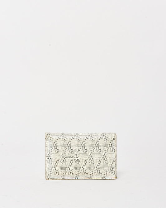 Goyard White Monogram Coated Canvas Bifold Wallet