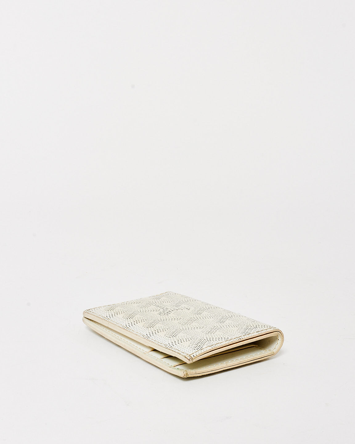 Goyard White Monogram Coated Canvas Bifold Wallet
