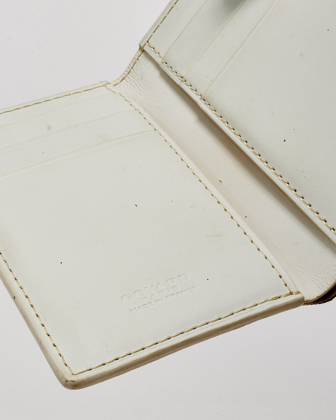 Goyard White Monogram Coated Canvas Bifold Wallet