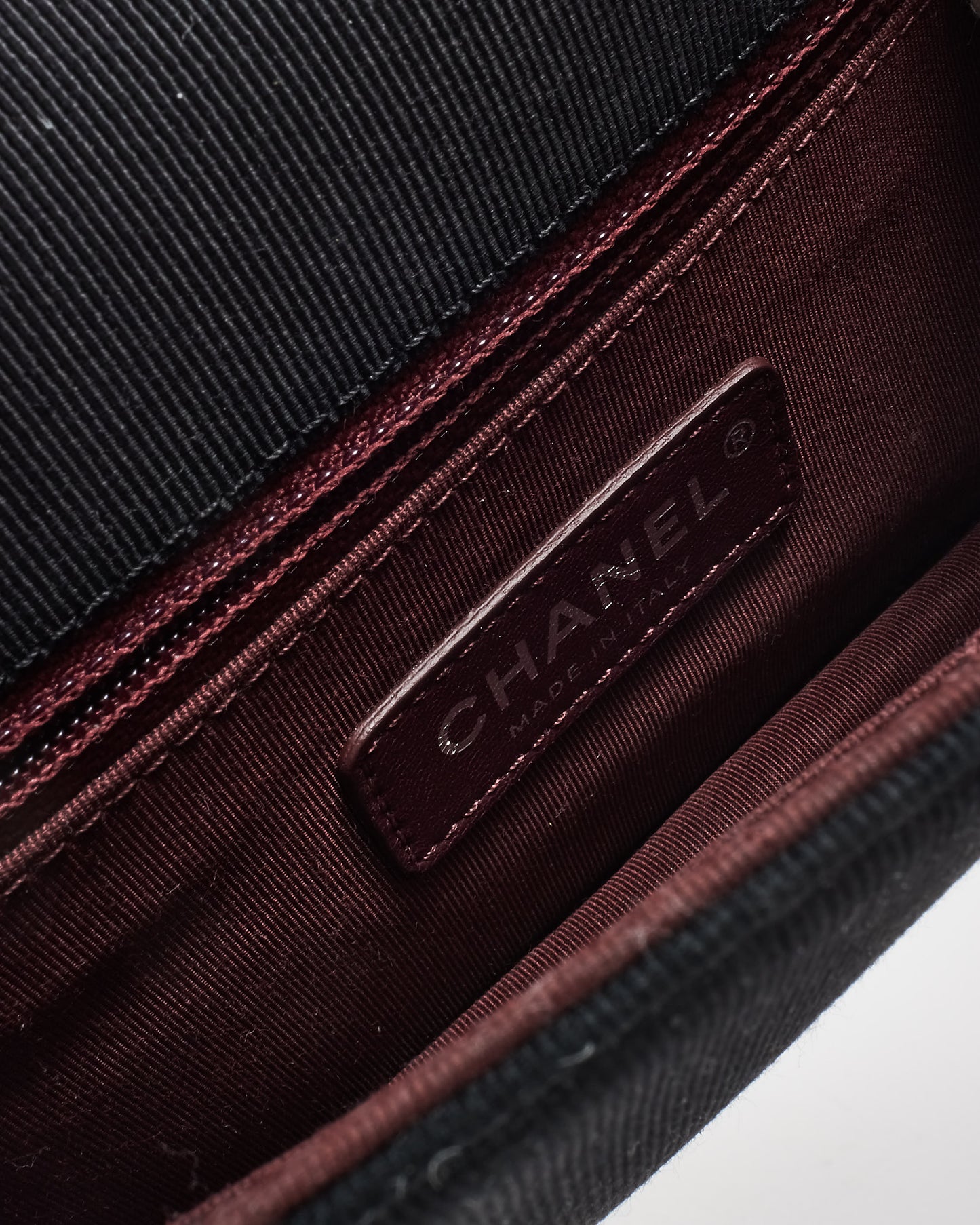 Chanel Black Lambskin Ballerina Flap Crossbody Bag