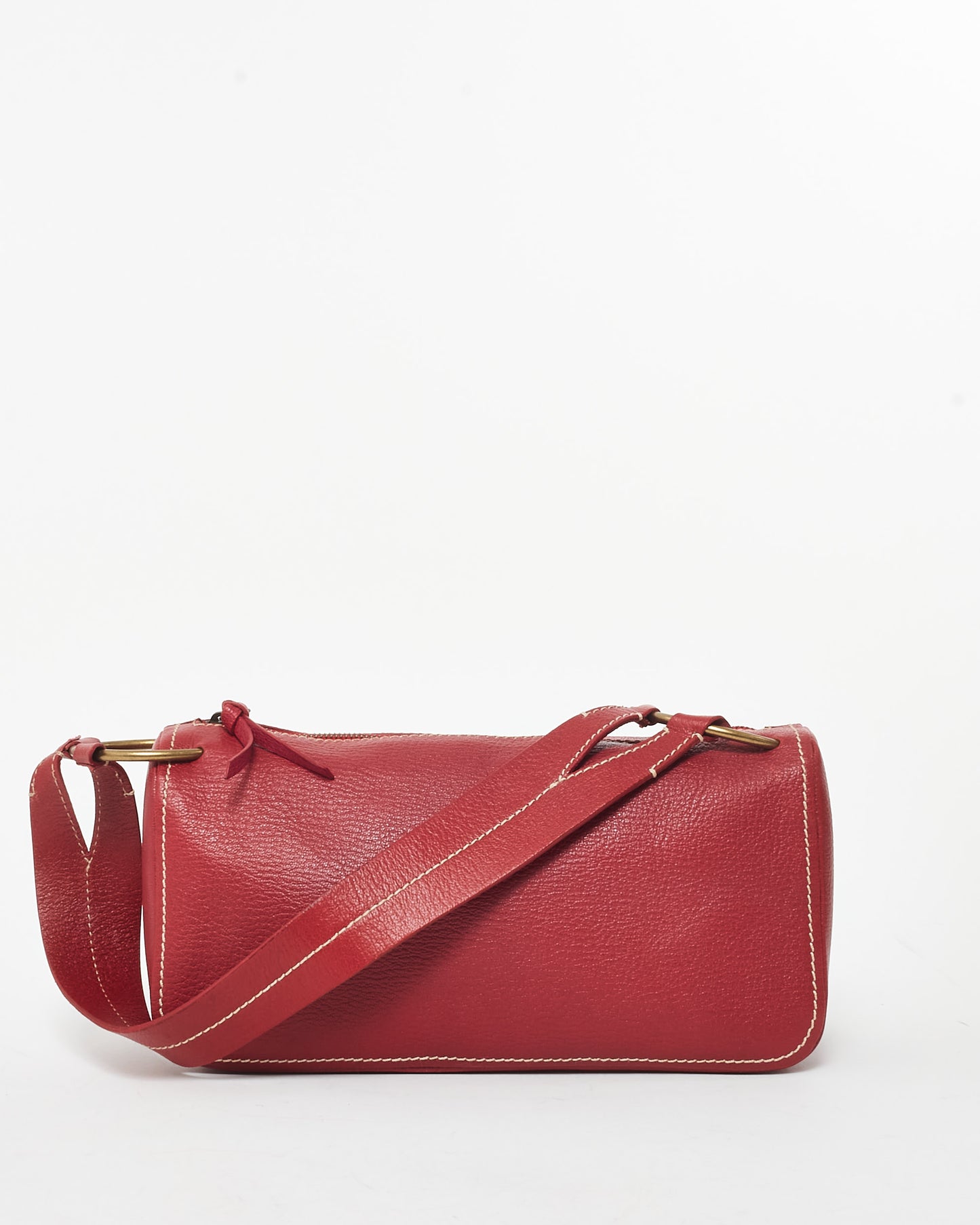Miu Miu Vintage Pink & Red Leather Shoulder Bag