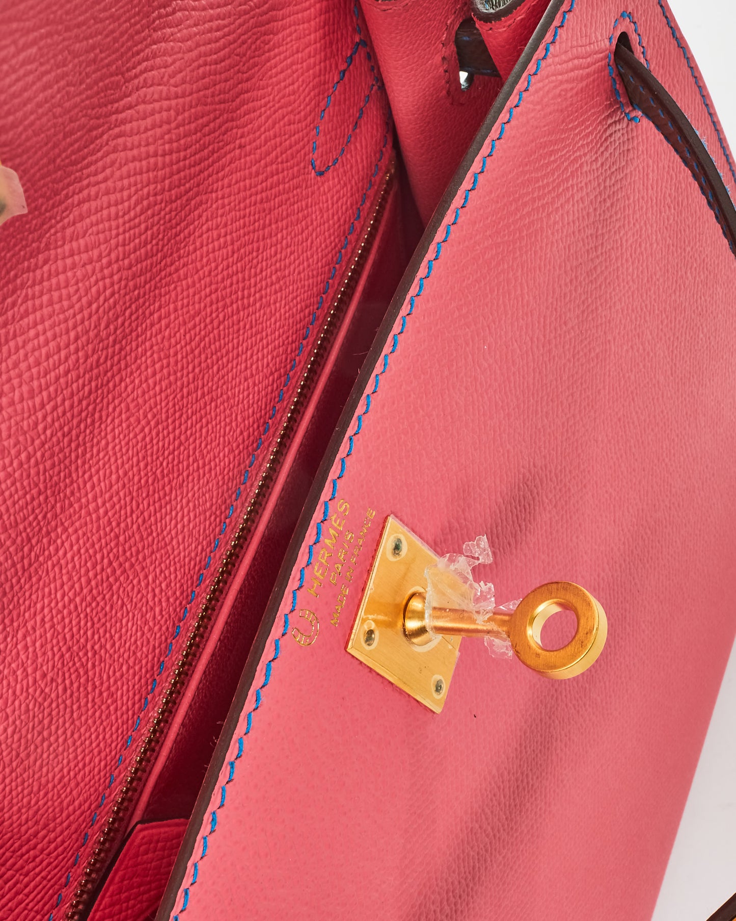 Hermès Rose Jaipur & Étoupe Epsom Leather Special Edition Kelly 25 Bag