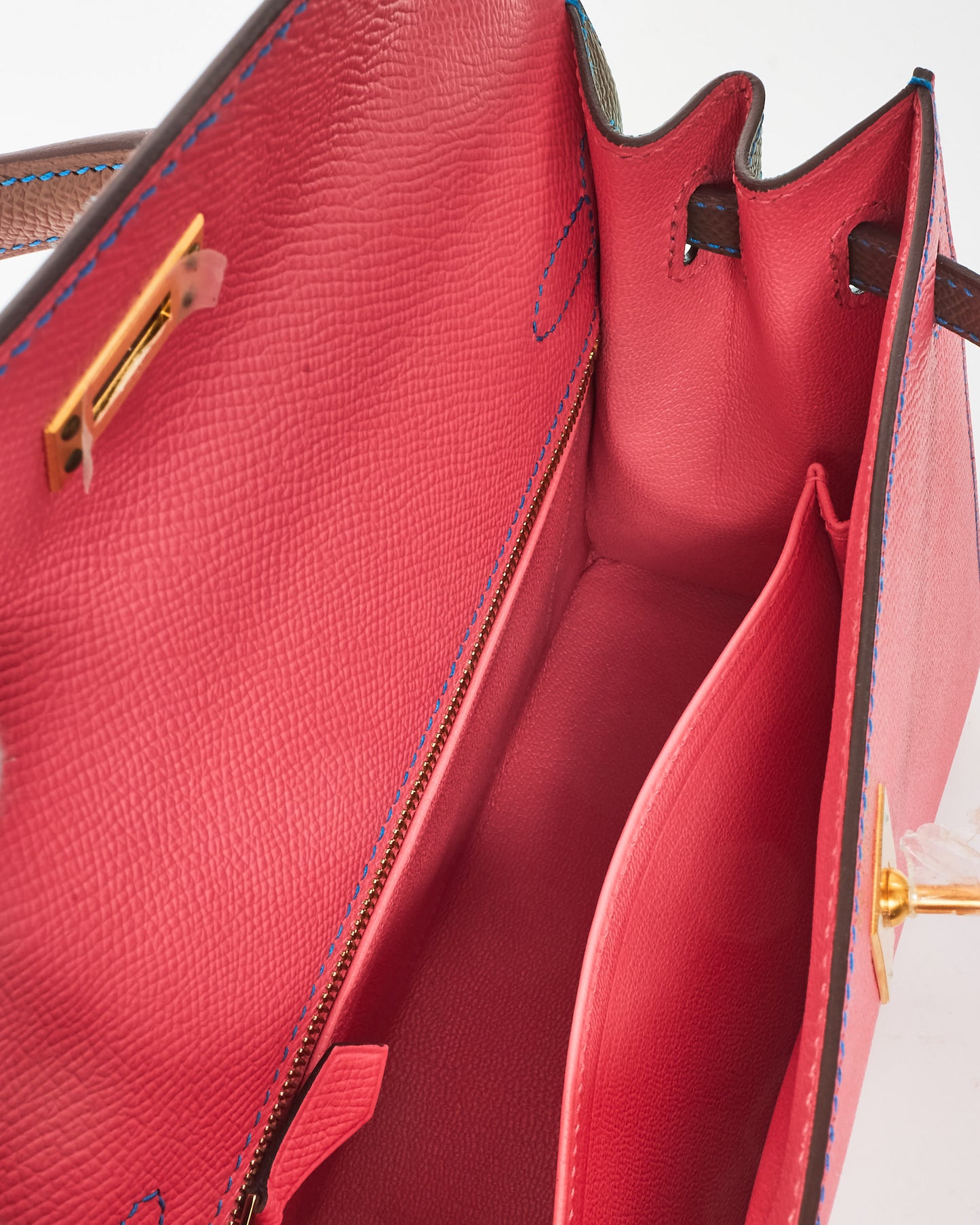 Hermès Rose Jaipur & Étoupe Epsom Leather Special Edition Kelly 25 Bag