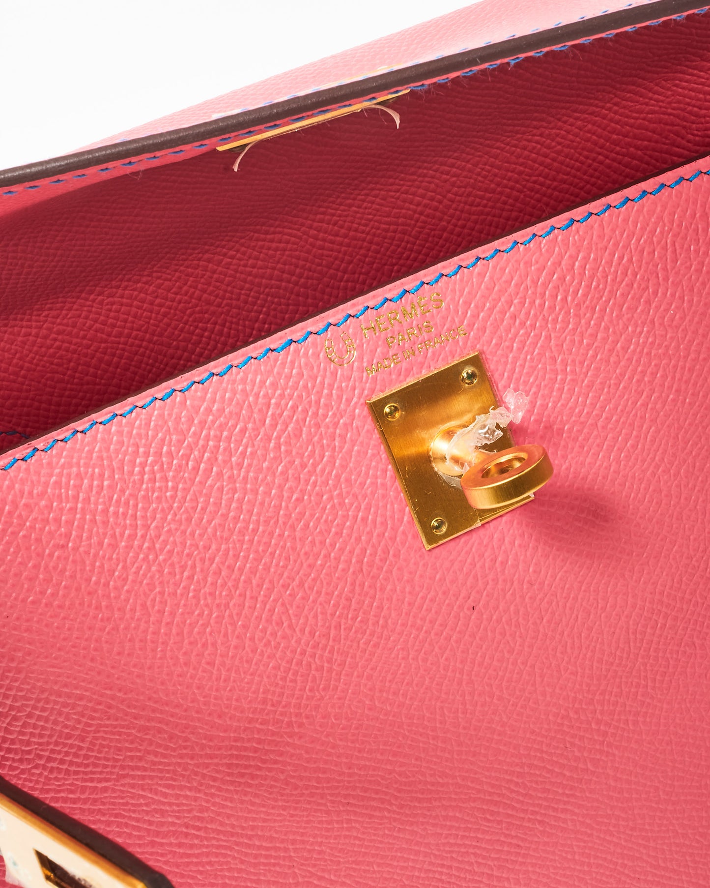 Hermès Rose Jaipur & Étoupe Epsom Leather Special Edition Kelly 25 Bag