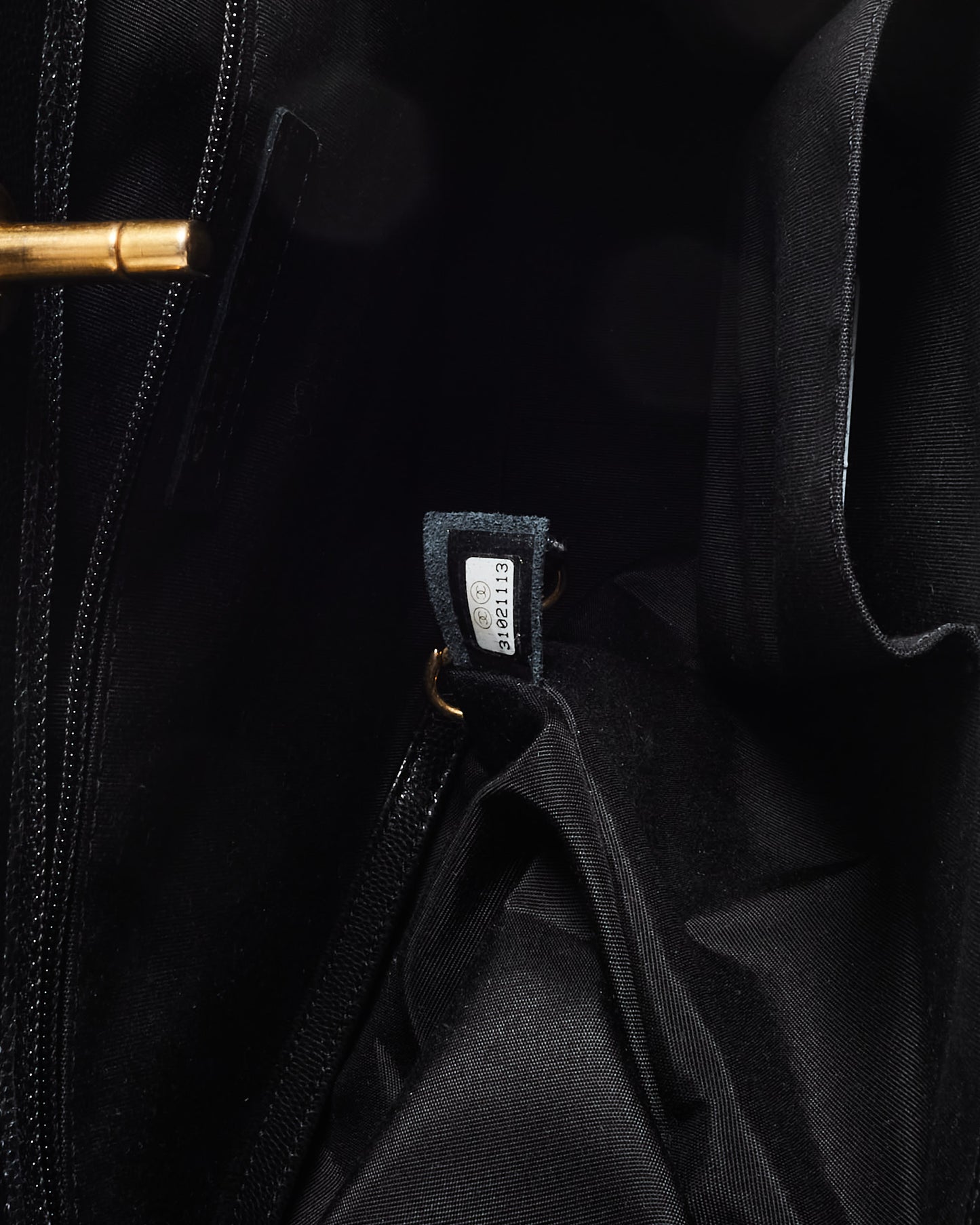 Chanel Black Caviar Leather Sweet Classic Shopping Tote Bag GHW