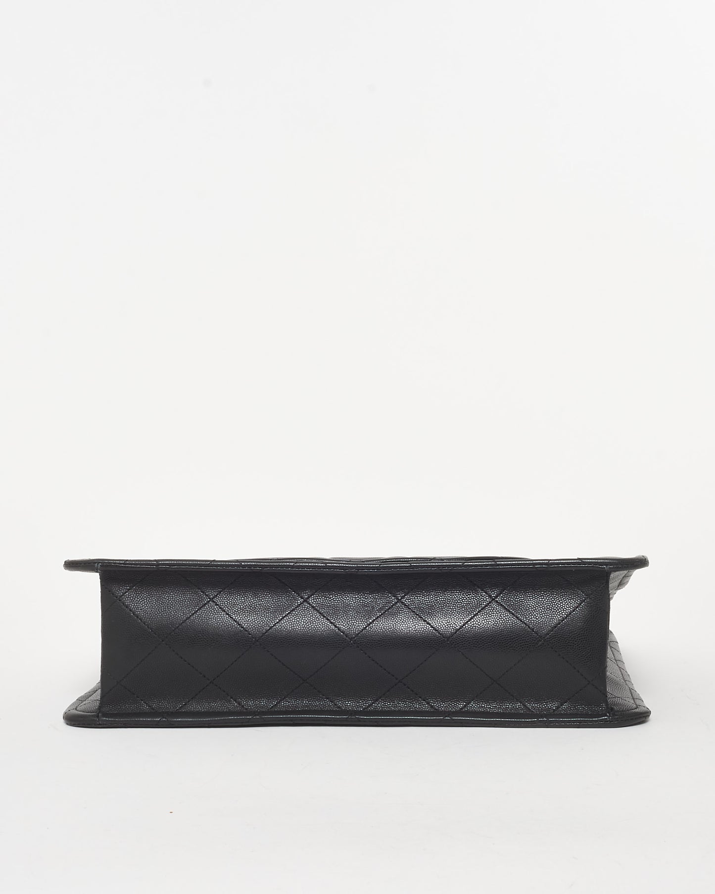 Chanel Black Caviar Leather Sweet Classic Shopping Tote Bag GHW