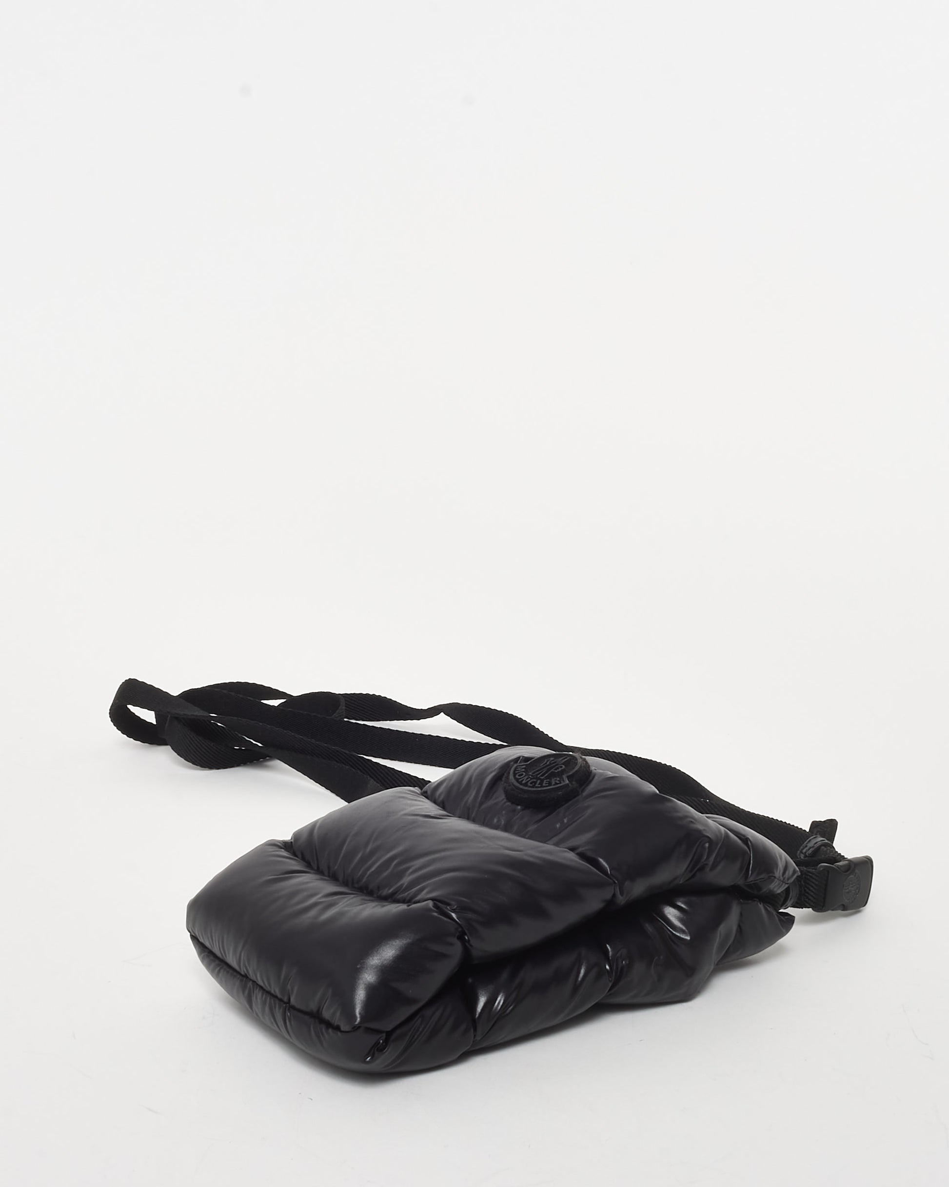 Buy Moncler Black Down Puffer Logo Crossbody Phone Case - Authenticated Pre-Owned Buy Moncler Black Down Puffer Logo Crossbody Phone Case - Authenticated Pre-Owned