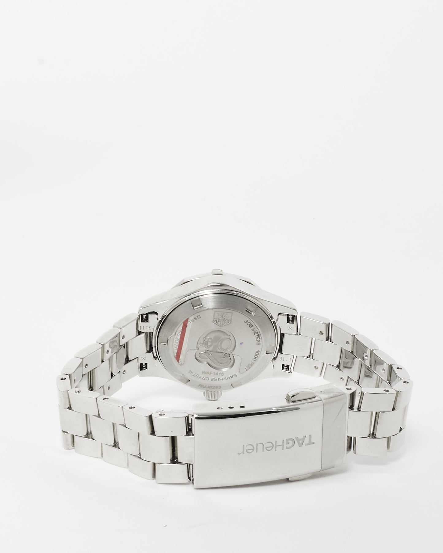 Tag Heuer White Mother Of Pearl Dial & Diamond Aqua Racer 27MM Watch