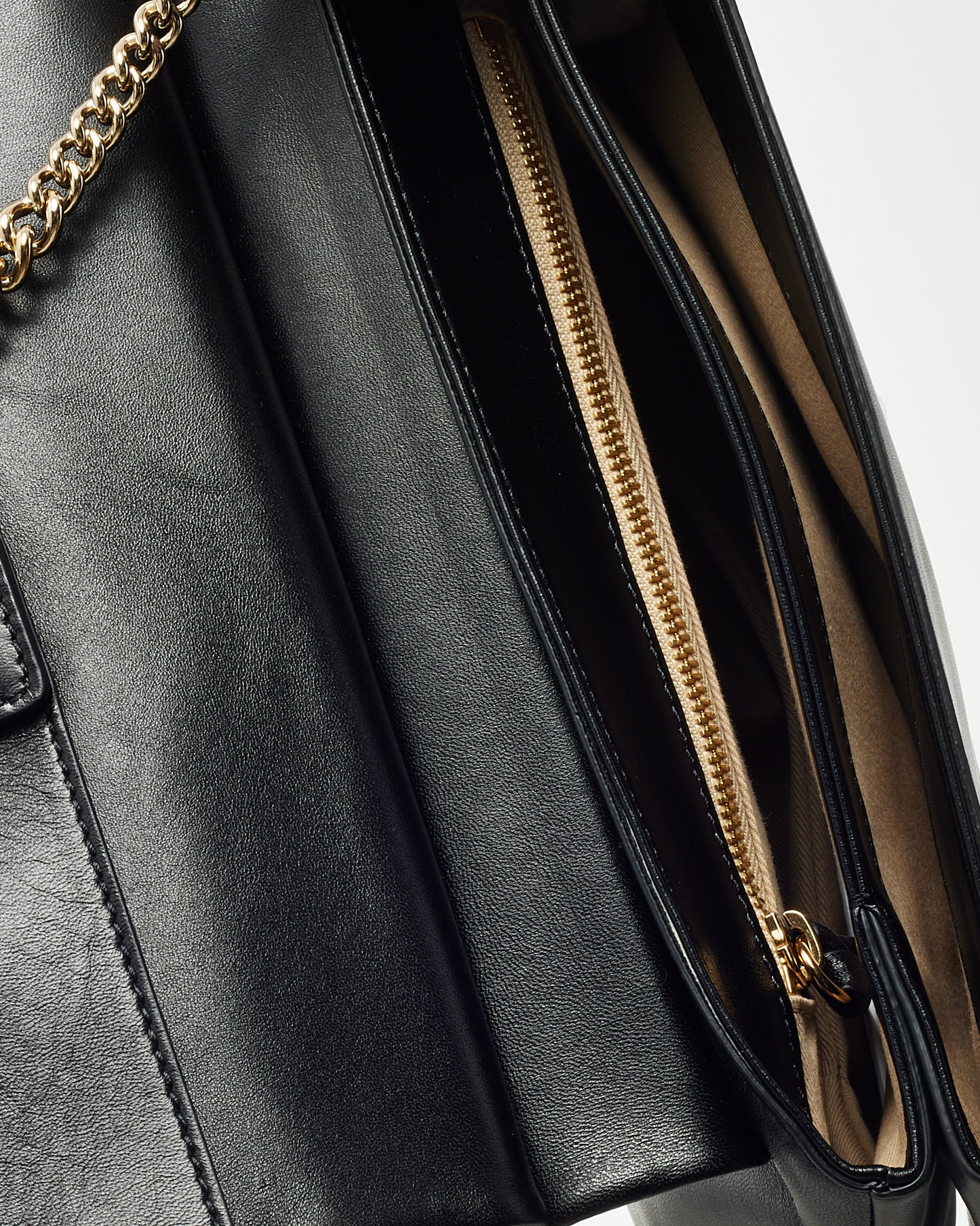 Chloé Black Leather Medium Faye Day Top Handle Bag with Crossbody Strap