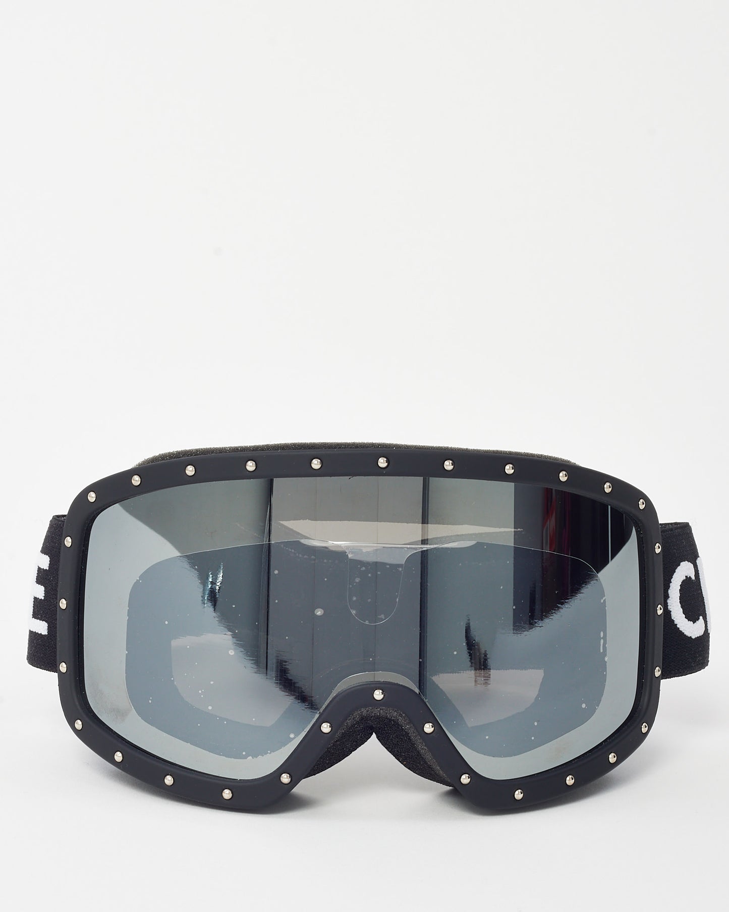 Celine Black and White Logo CL 40196 Ski Mask Goggles