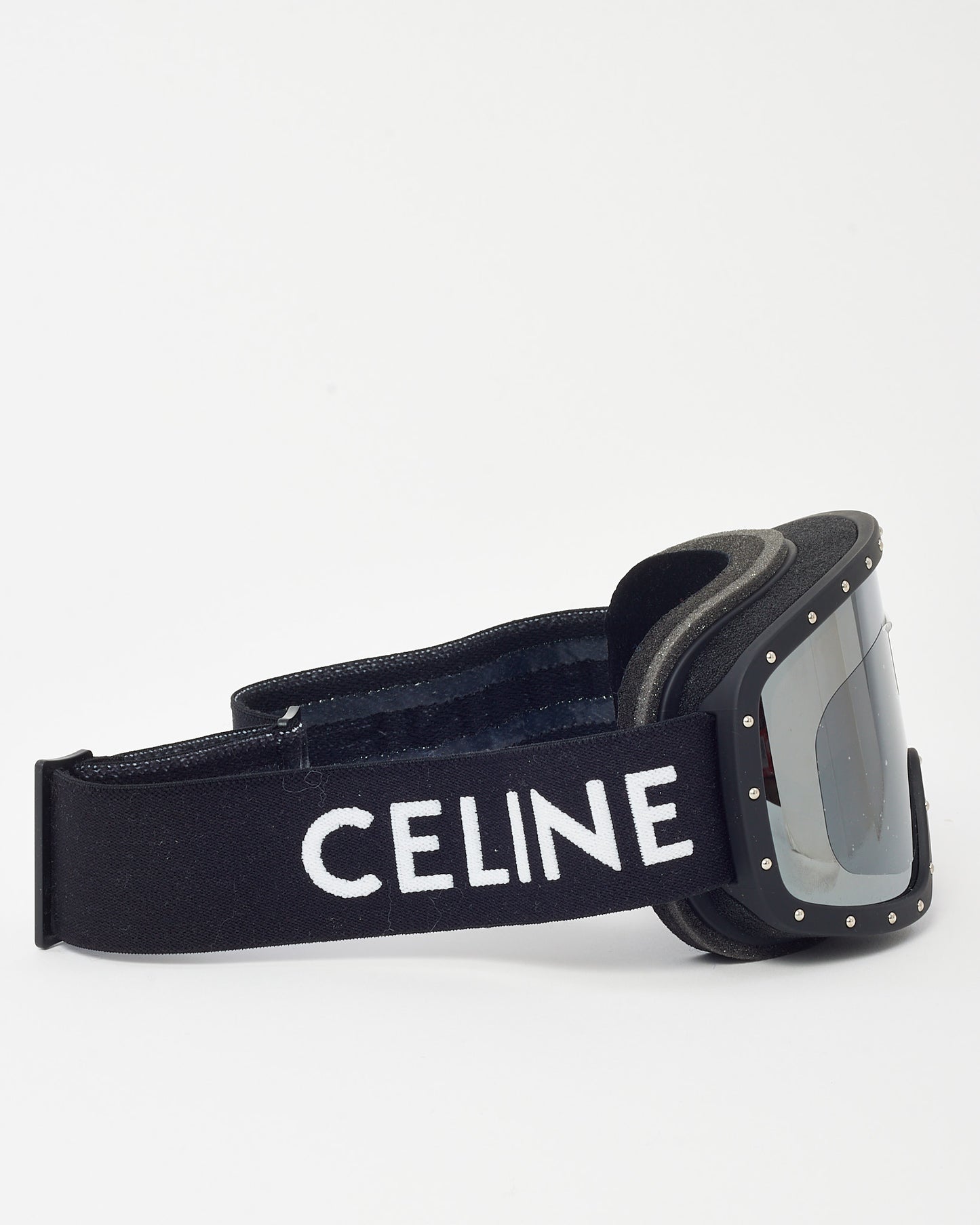 Celine Black and White Logo CL 40196 Ski Mask Goggles