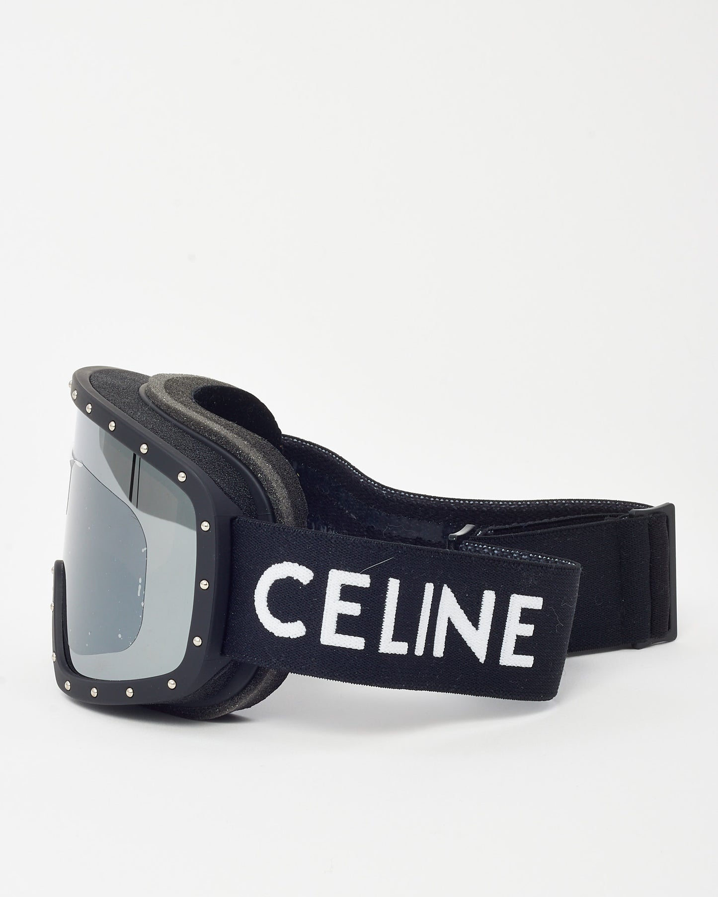 Celine Black and White Logo CL 40196 Ski Mask Goggles