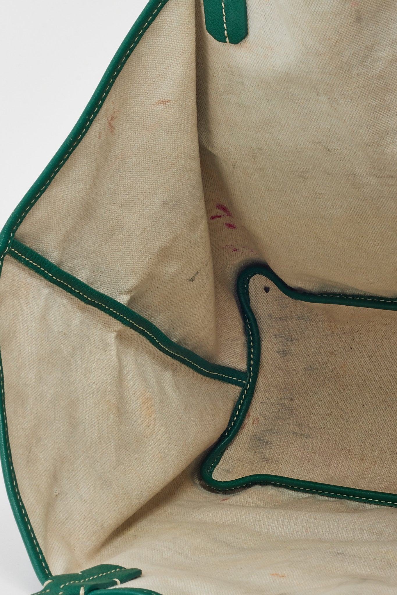 Goyard Green Goyardine Coated Canvas Saint Louis PM Tote Bag