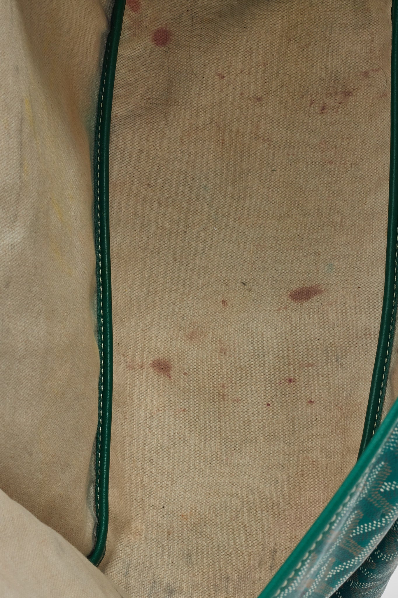 Goyard Green Goyardine Coated Canvas Saint Louis PM Tote Bag