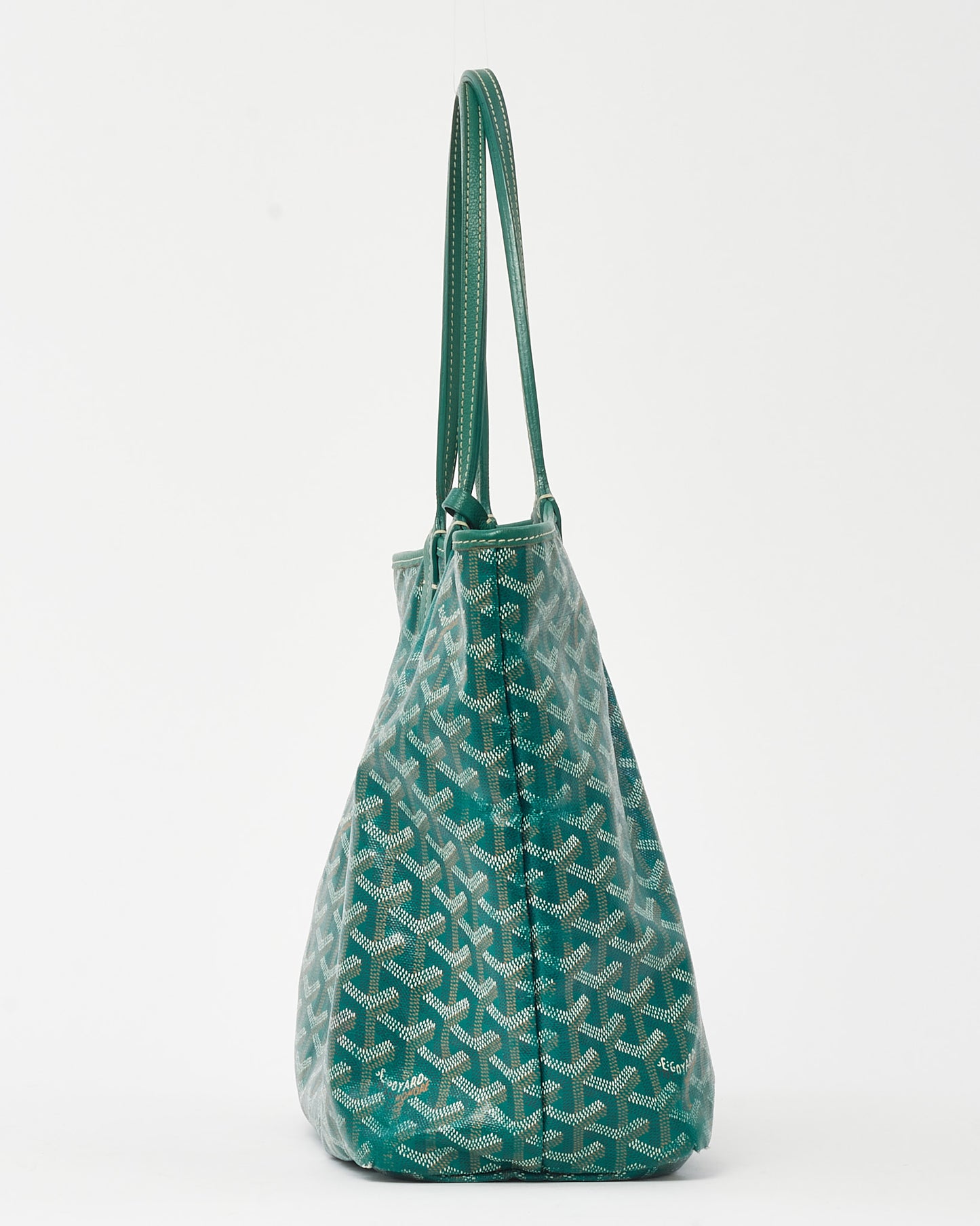 Goyard Green Goyardine Coated Canvas Saint Louis PM Tote Bag