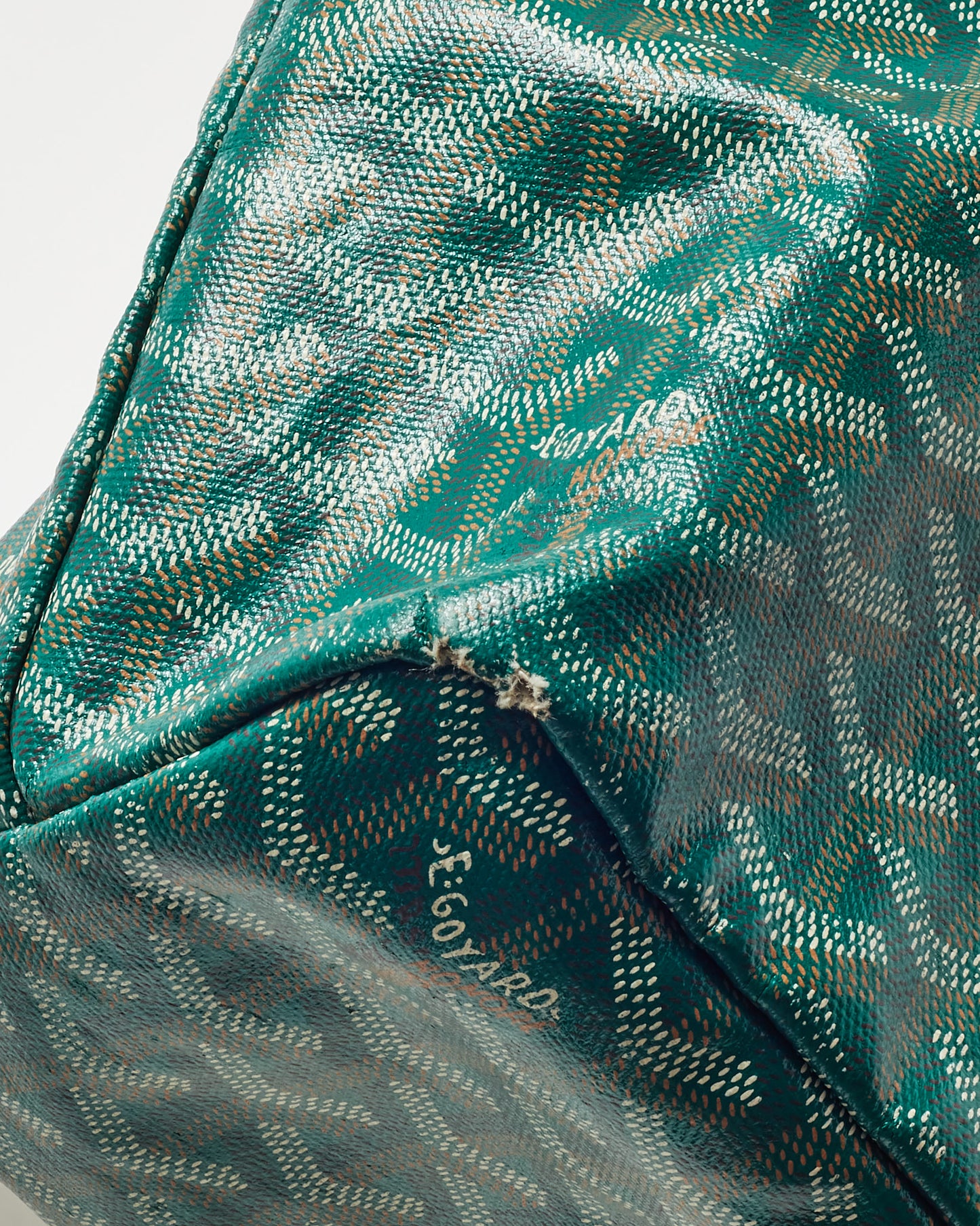 Goyard Green Goyardine Coated Canvas Saint Louis PM Tote Bag