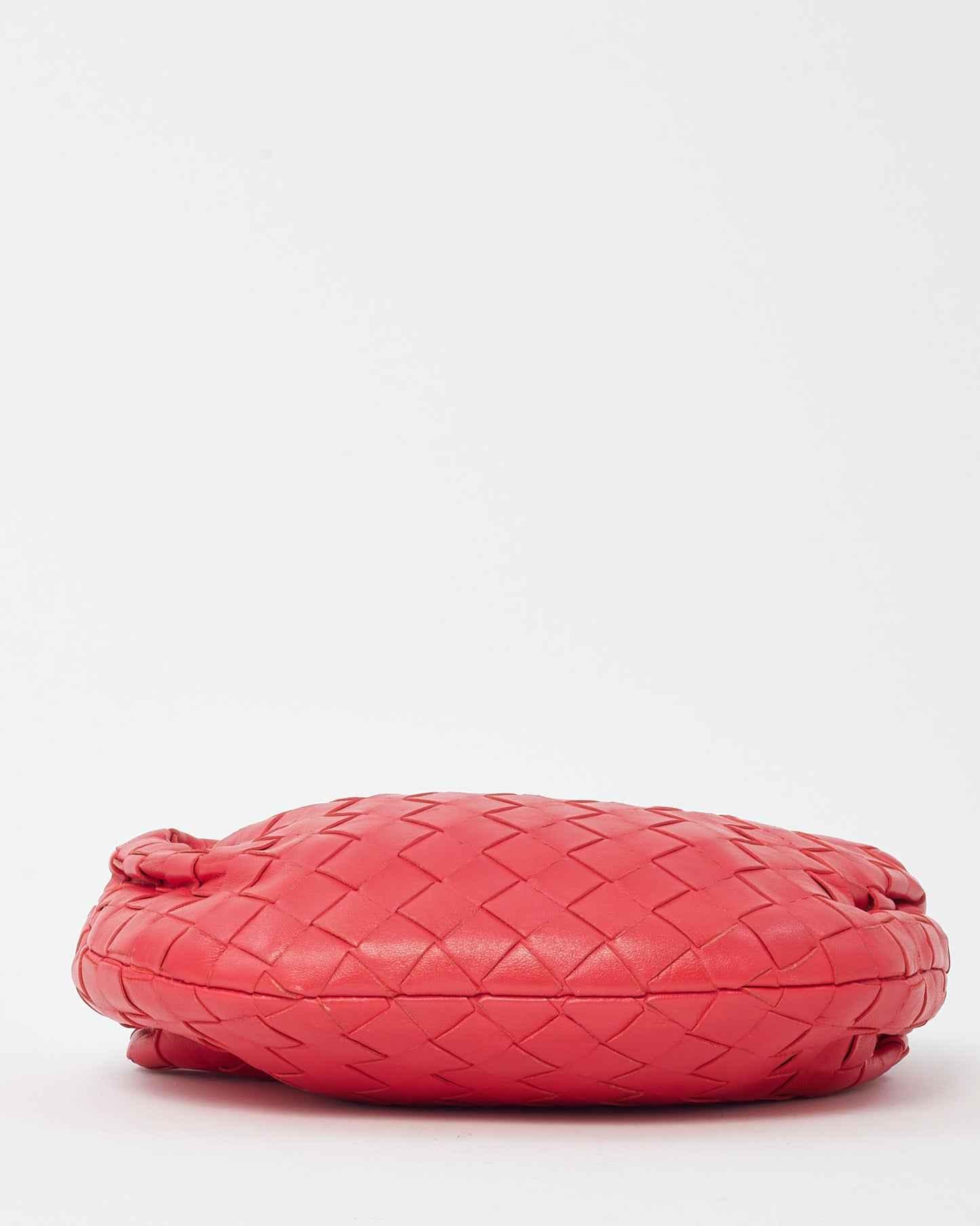Bottega Veneta Red Intrecciato Leather Mini Jodie Bag