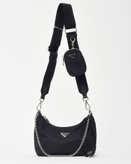 Prada Black Nylon 2005 Re-Nylon Edition Crossbody Bag