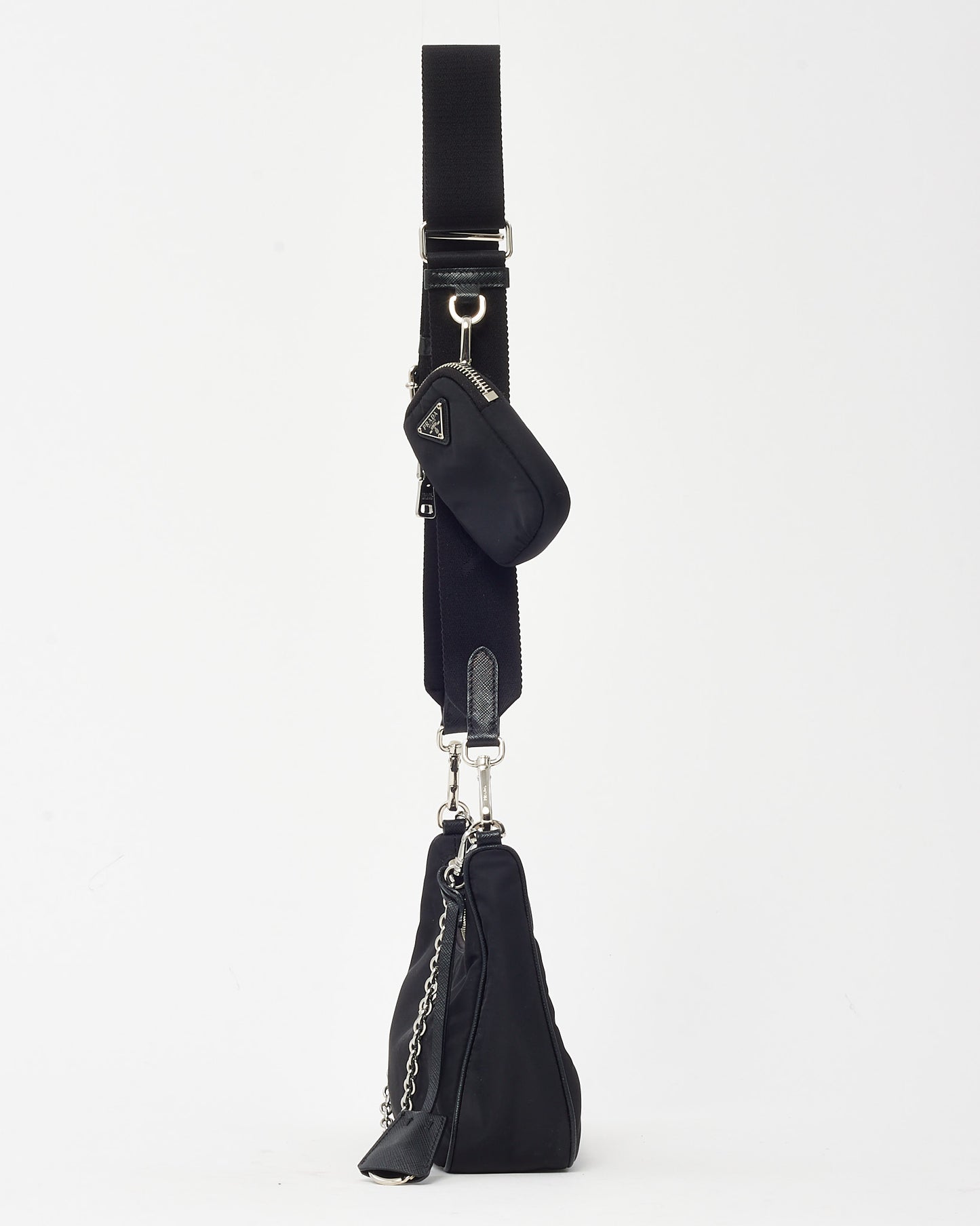 Prada Black Nylon 2005 Re-Nylon Edition Crossbody Bag