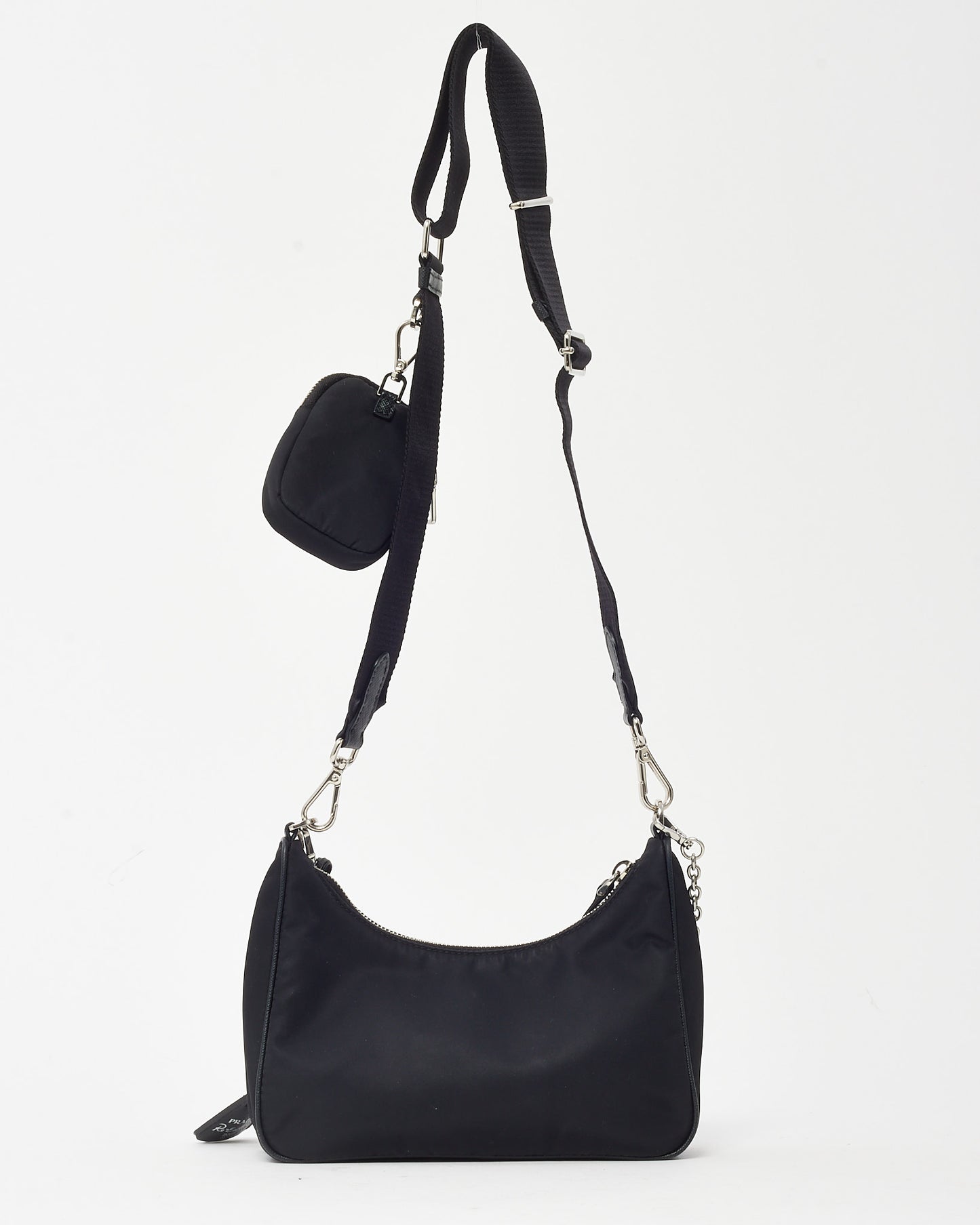 Prada Black Nylon 2005 Re-Nylon Edition Crossbody Bag