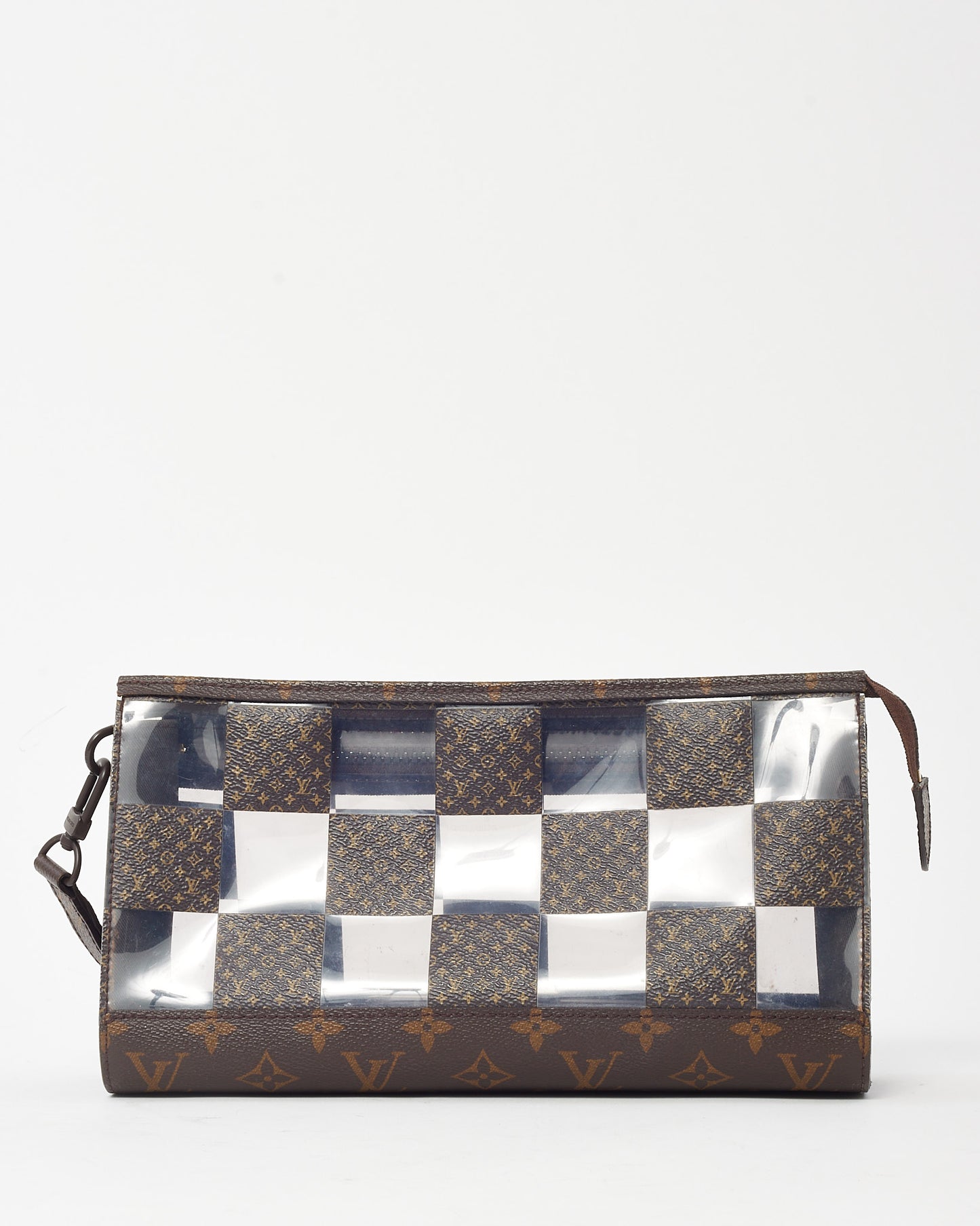 Louis Vuitton Brown Monogram Canvas and PVC F/W 2022 Chess Standing Pouch