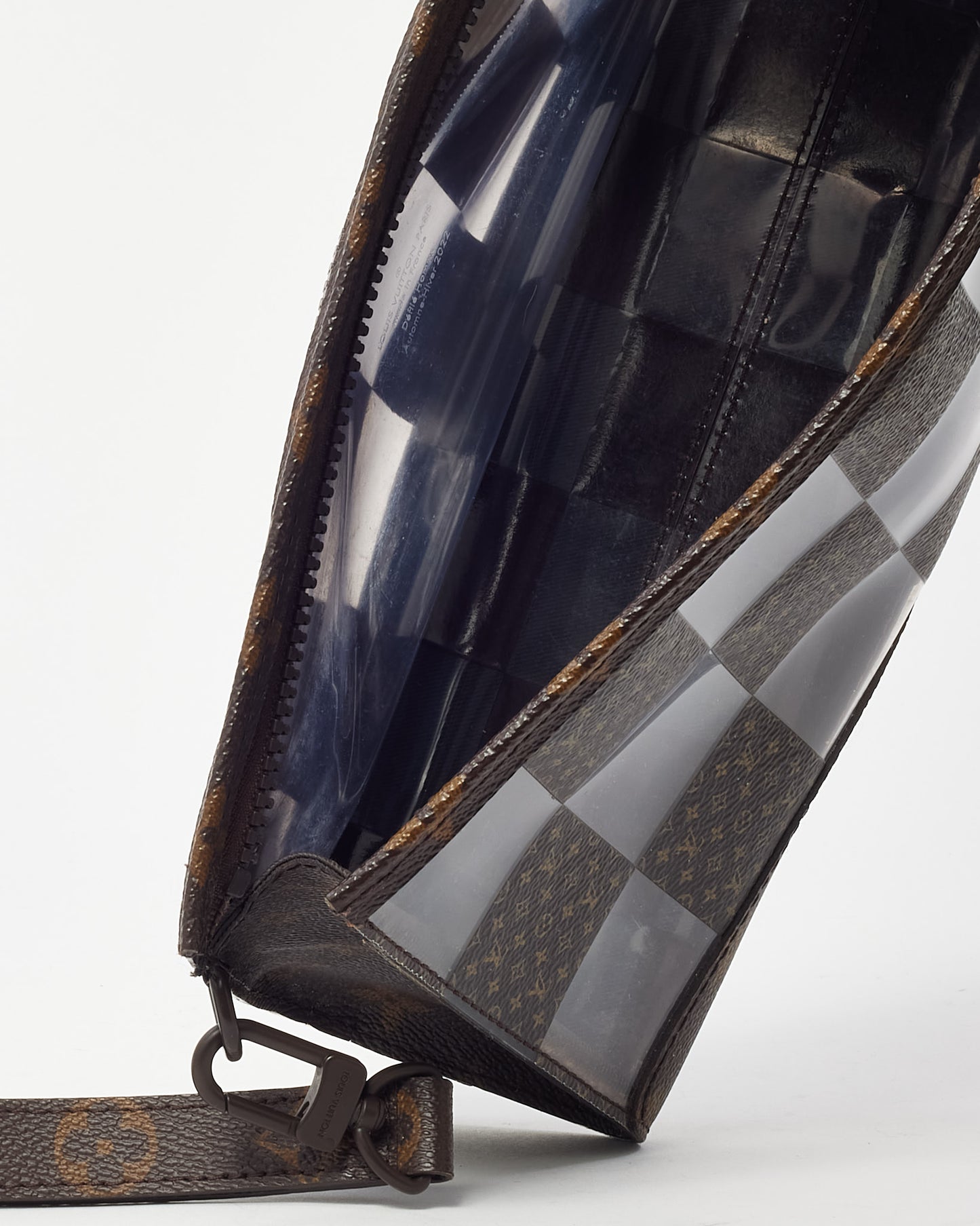 Louis Vuitton Brown Monogram Canvas and PVC F/W 2022 Chess Standing Pouch